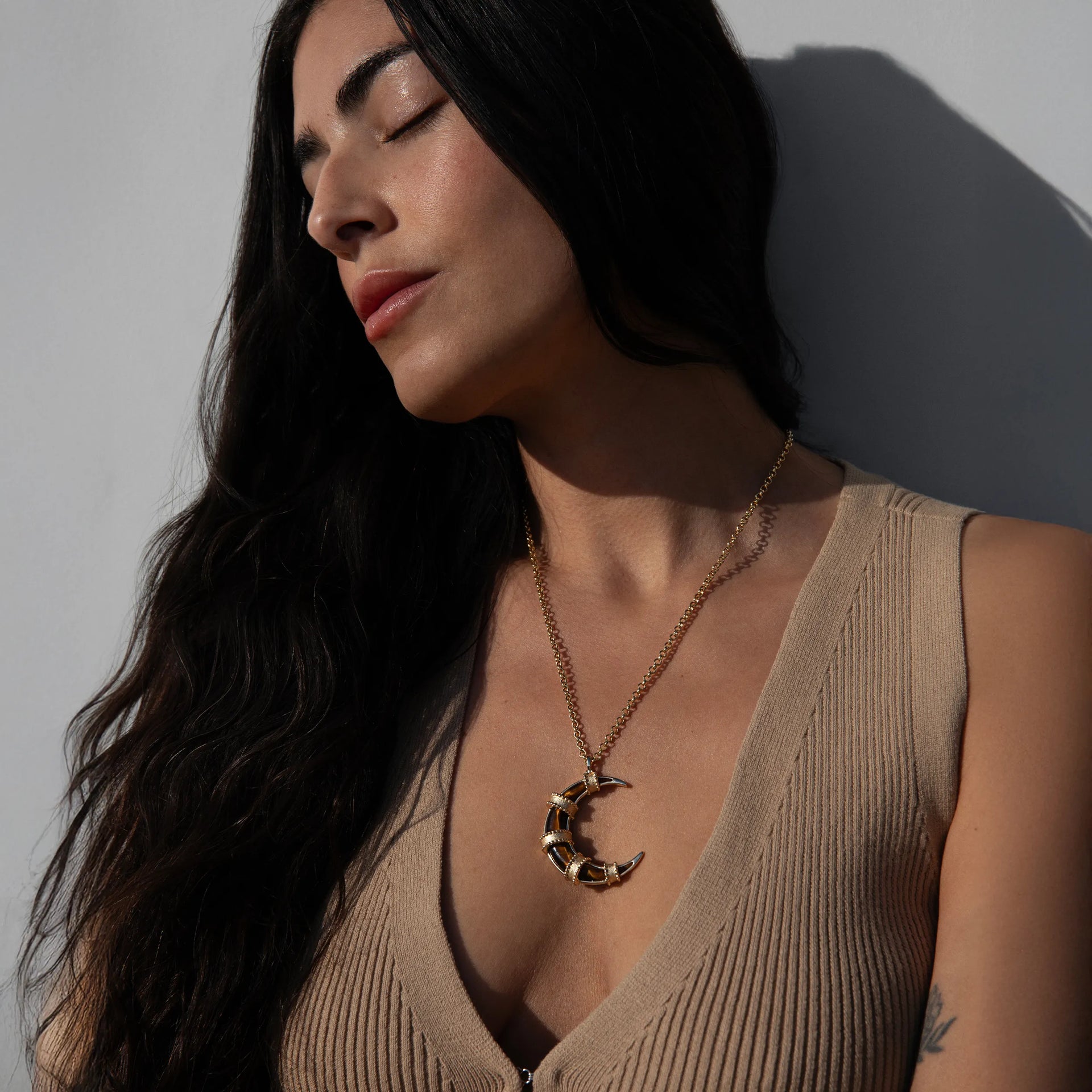 Boho Moon Necklace