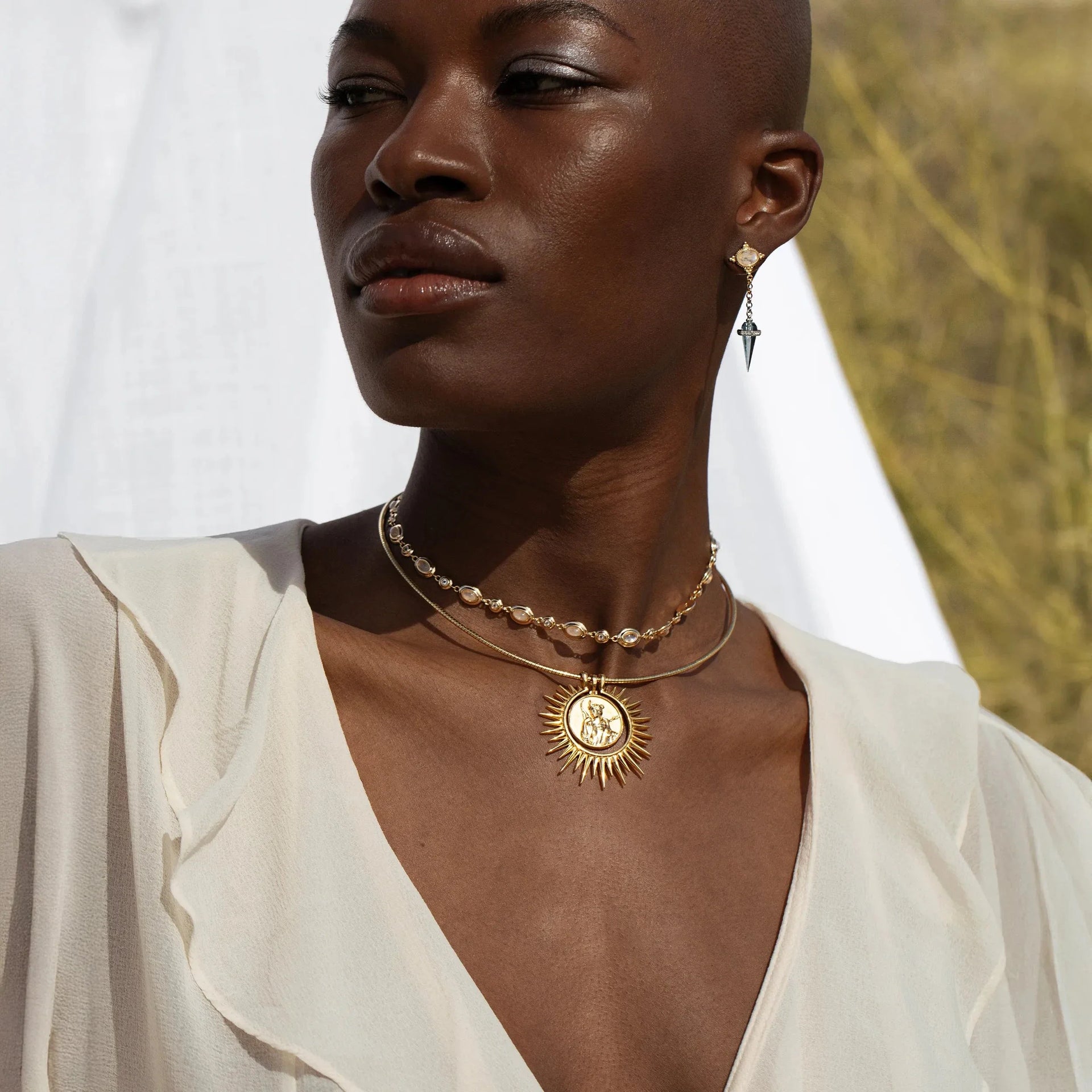 Charm Collector Collar Necklace