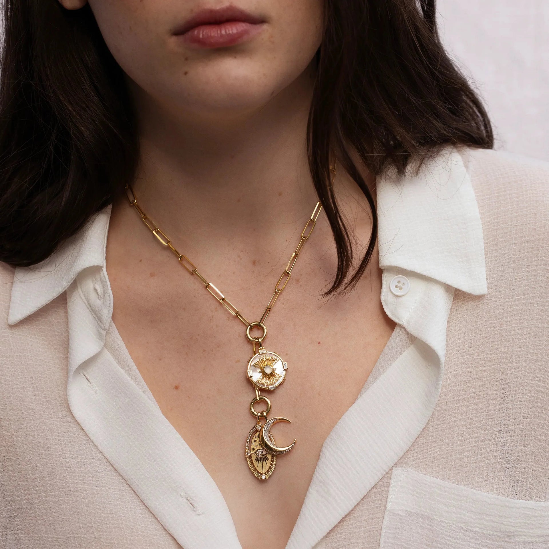 Dream Locket Charm Lariat