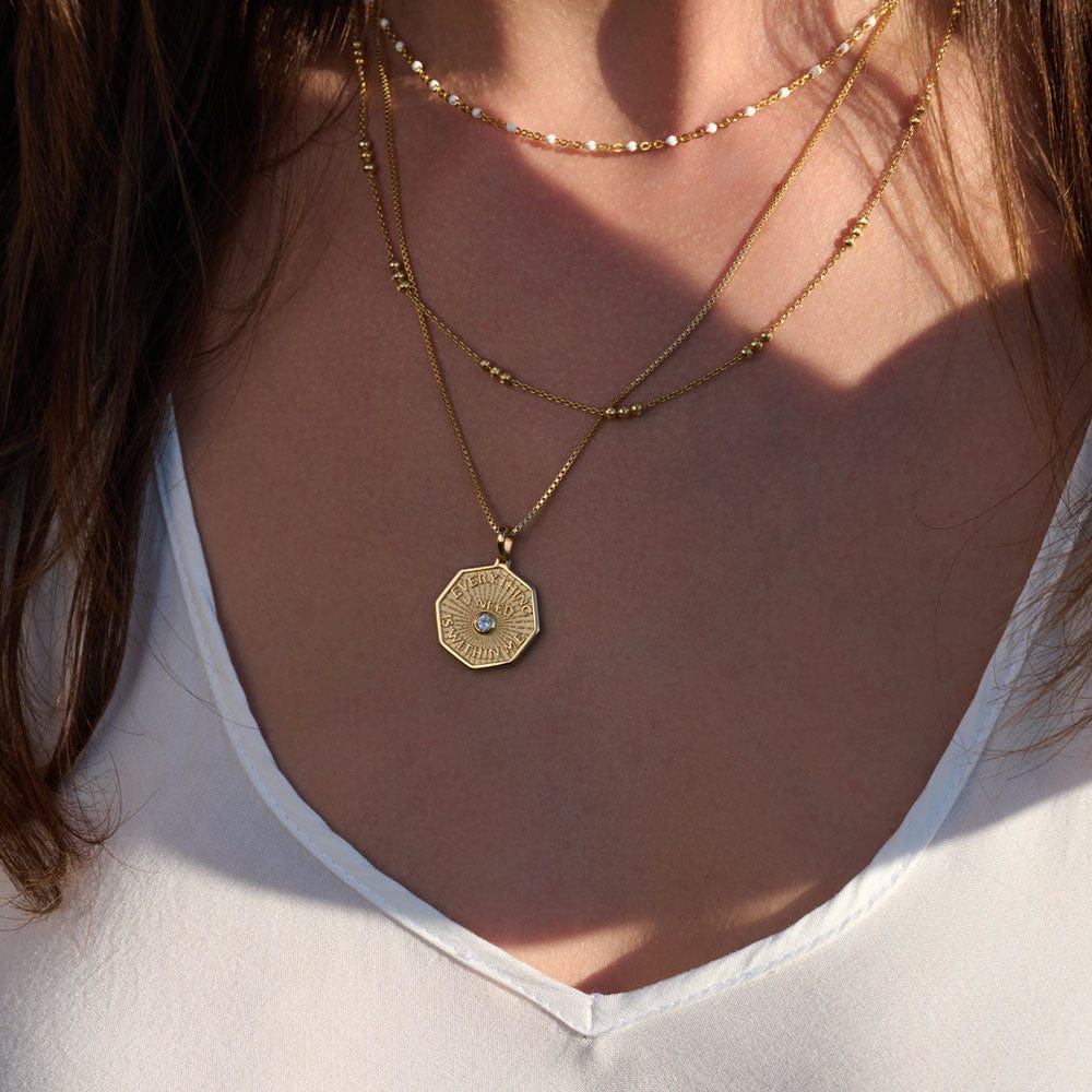 Everything I Need is Within Me Affirmation Necklace
