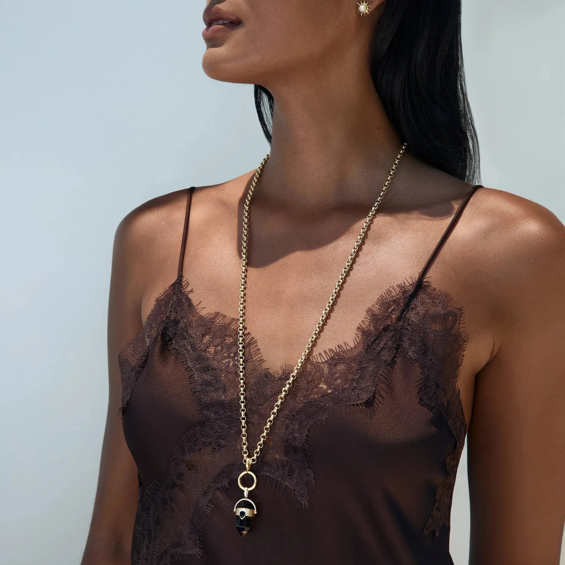Long Manifestation Crystal Necklace
