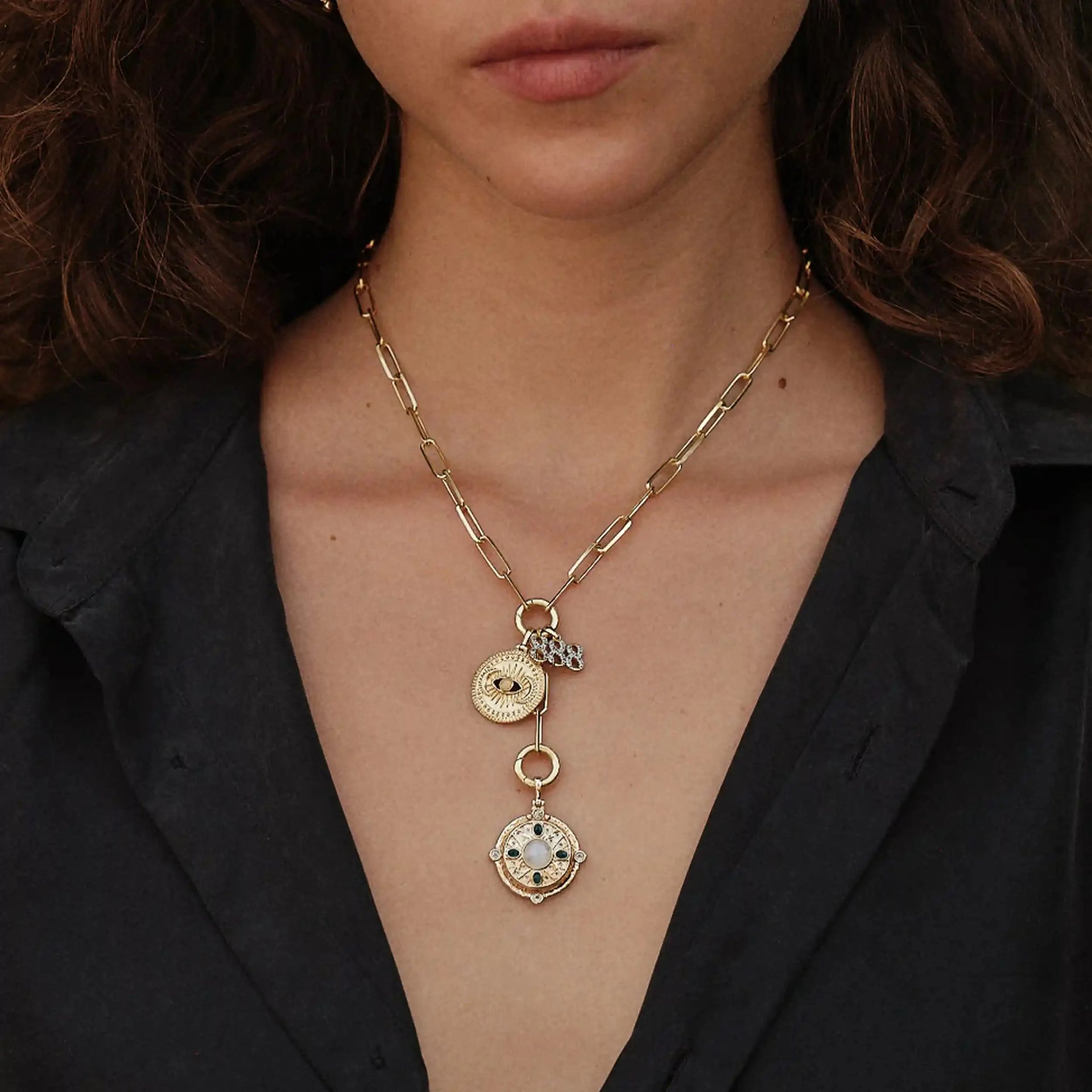 Manifestation Locket Charm Lariat
