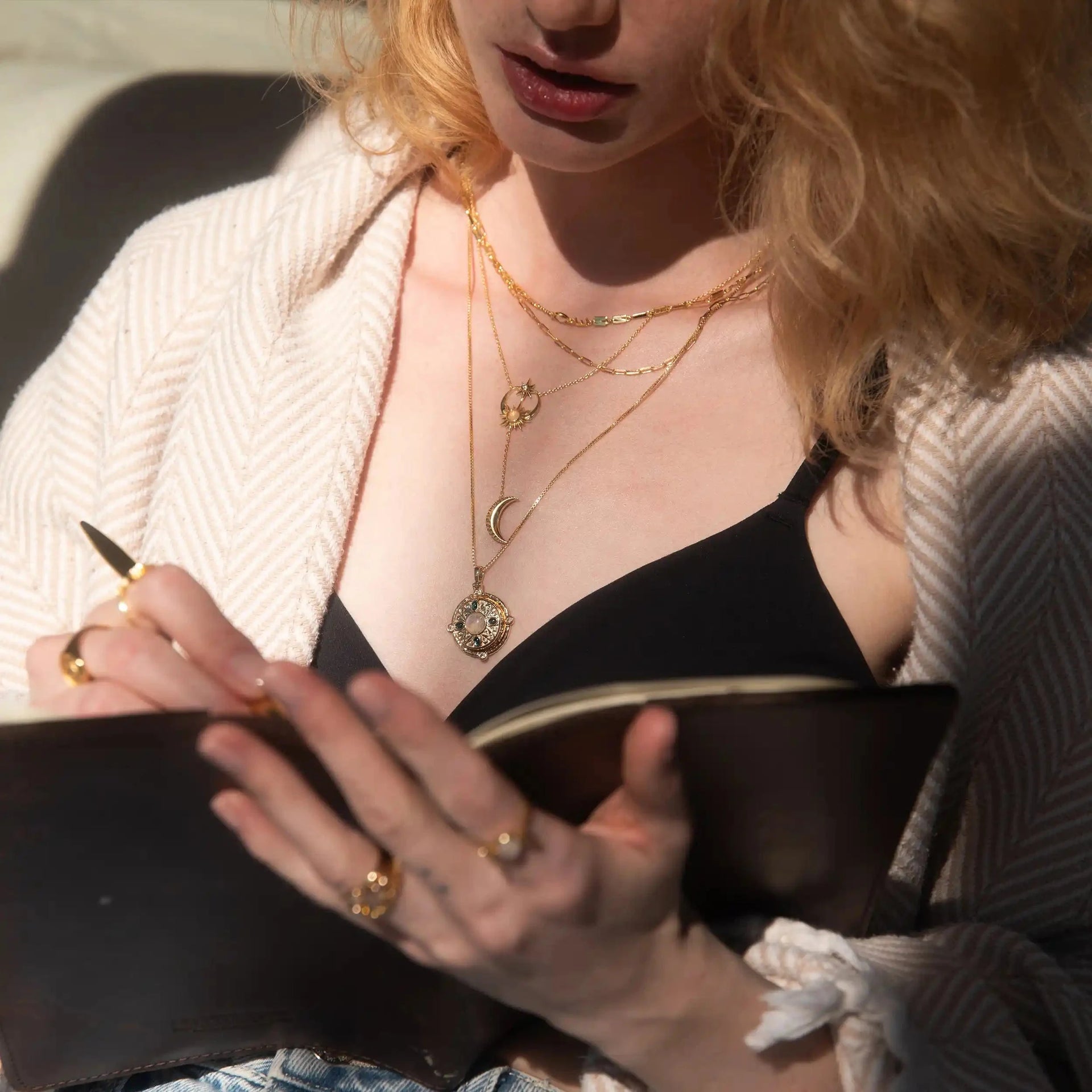Mini Paperclip Chain Necklace
