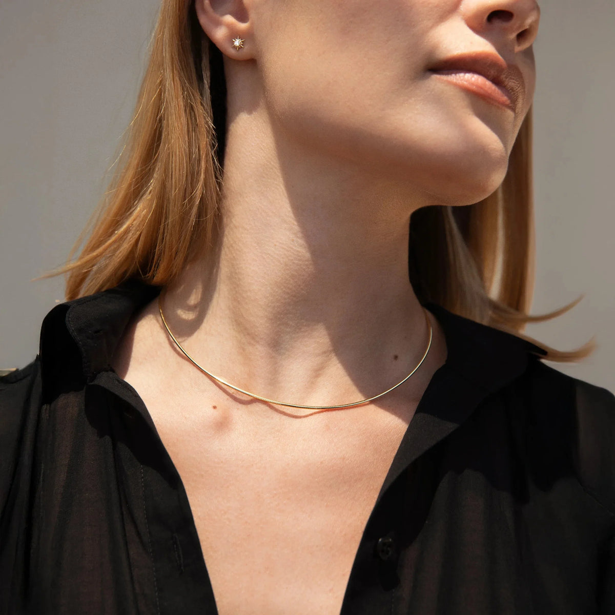 Medusa Omega Necklace