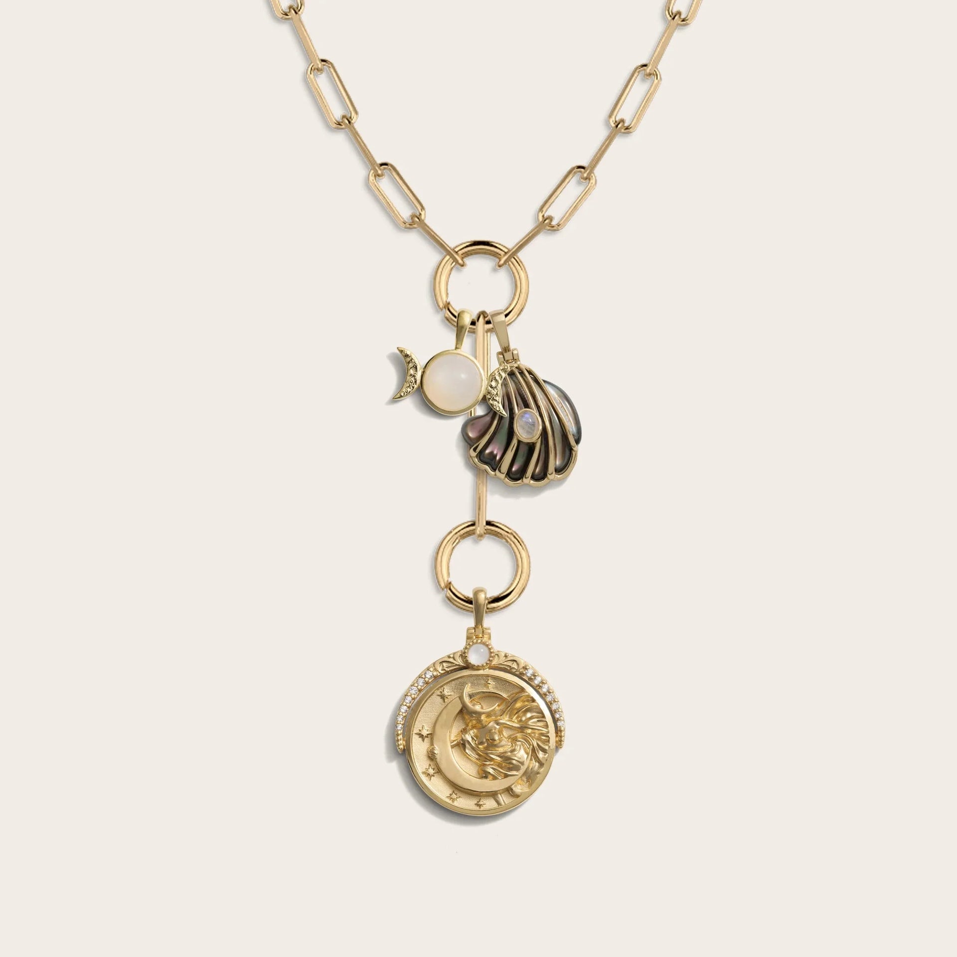 Selene Charm Lariat
