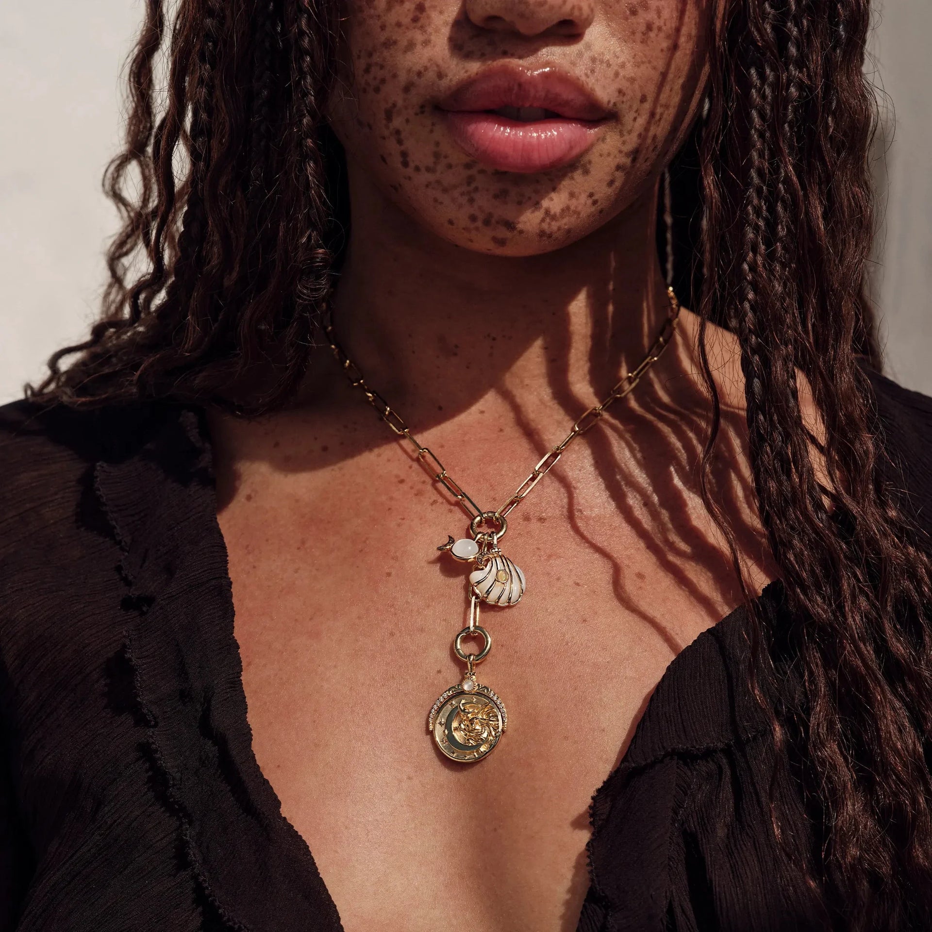 Selene Charm Lariat