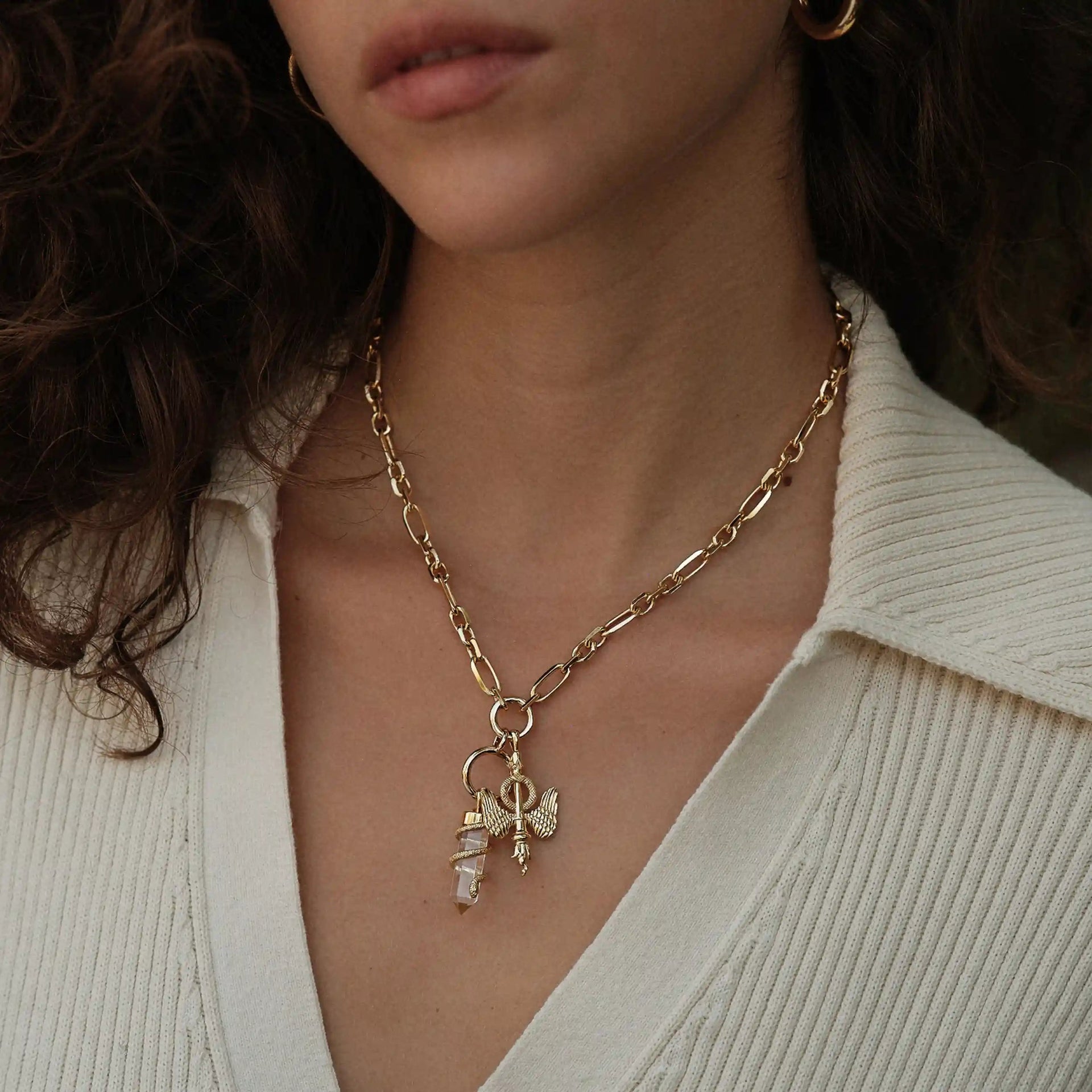 Crystal Snake Amulet