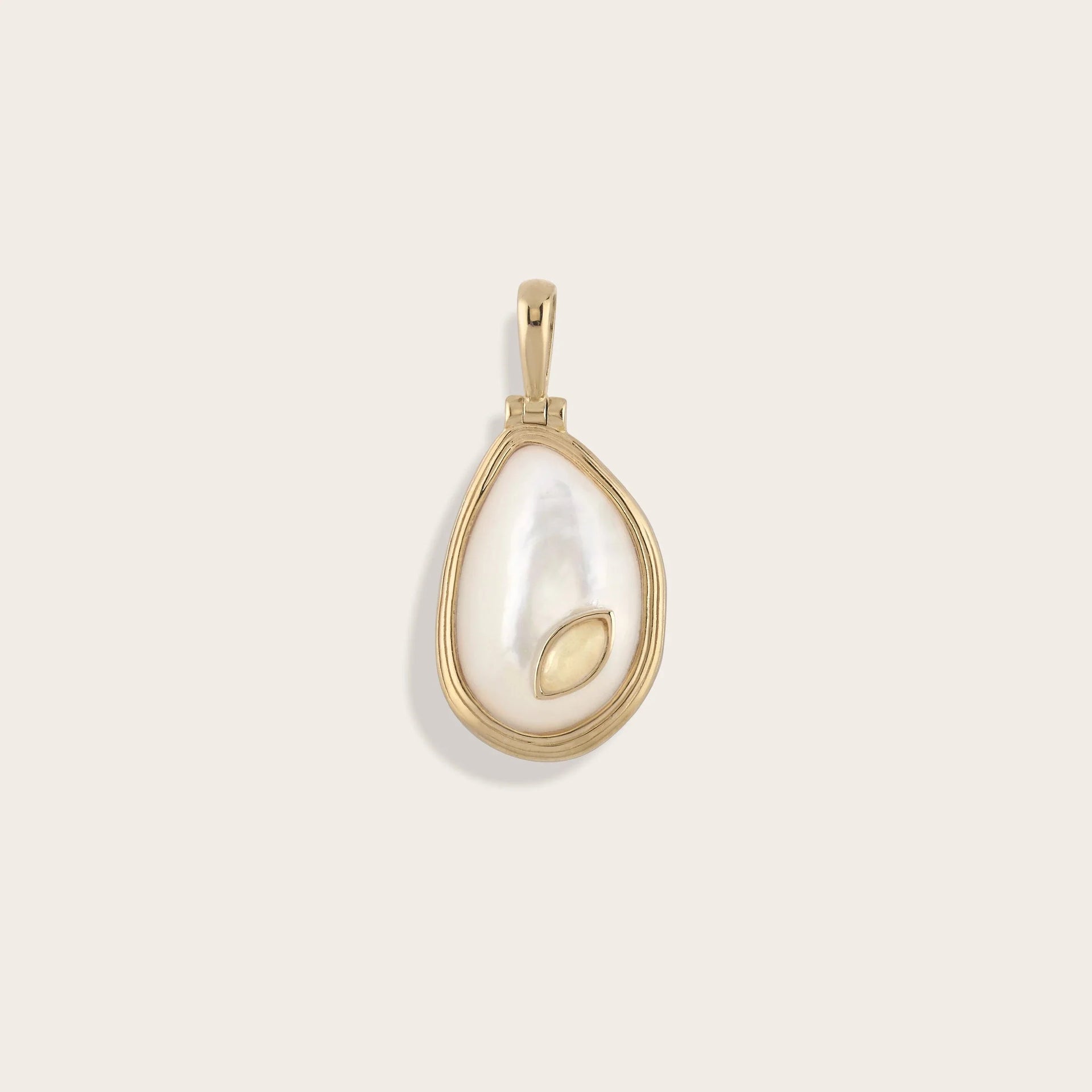 Organic Pearl Gemstone Pendant