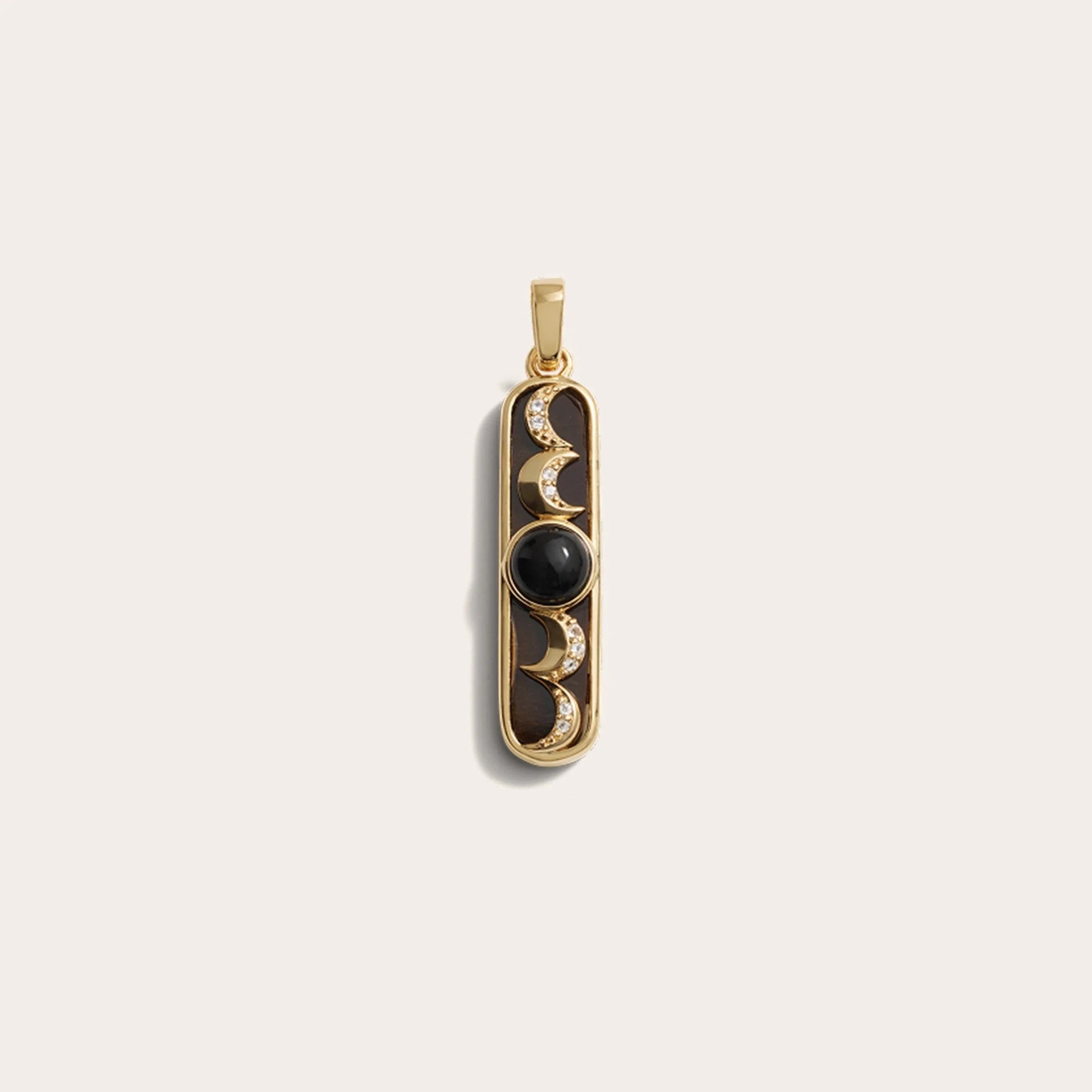 Tiger's Eye Moon Phase Amulet