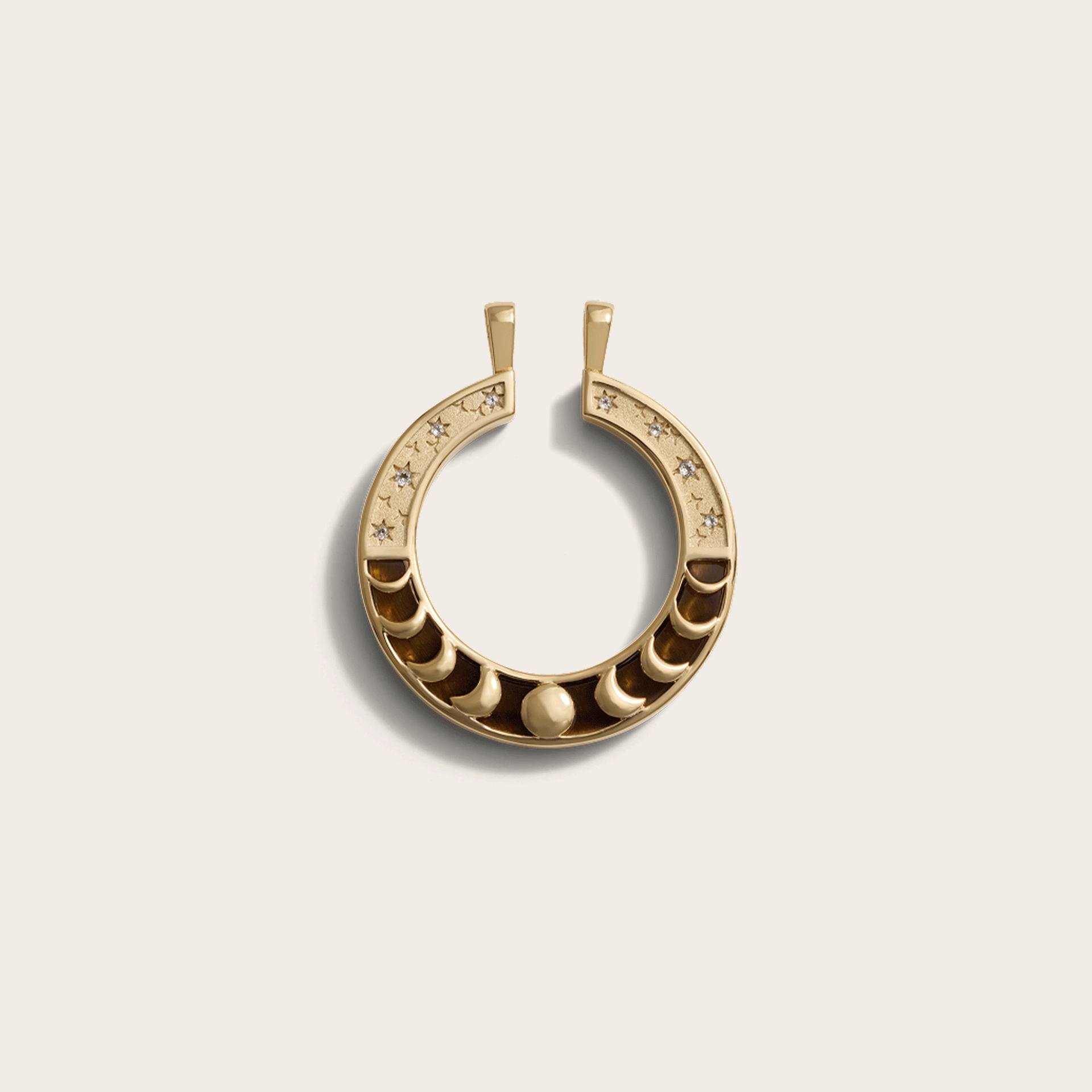 Tiger's Eye Moon Phase Halo