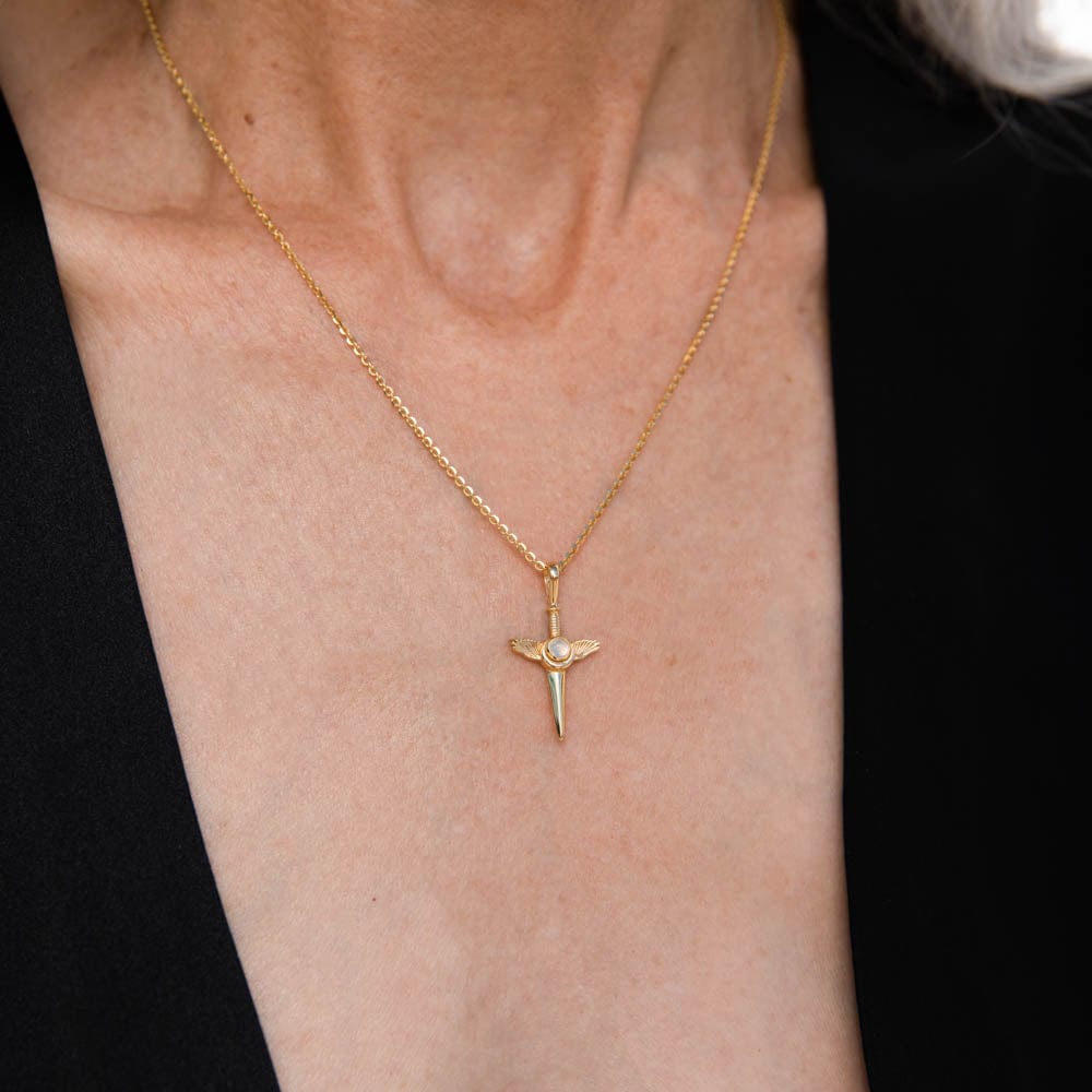 Flying Dagger Charm