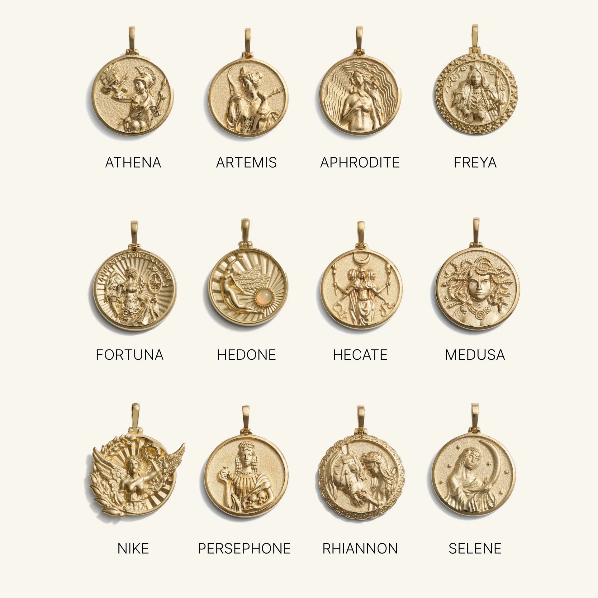 Goddess Coin Pendant