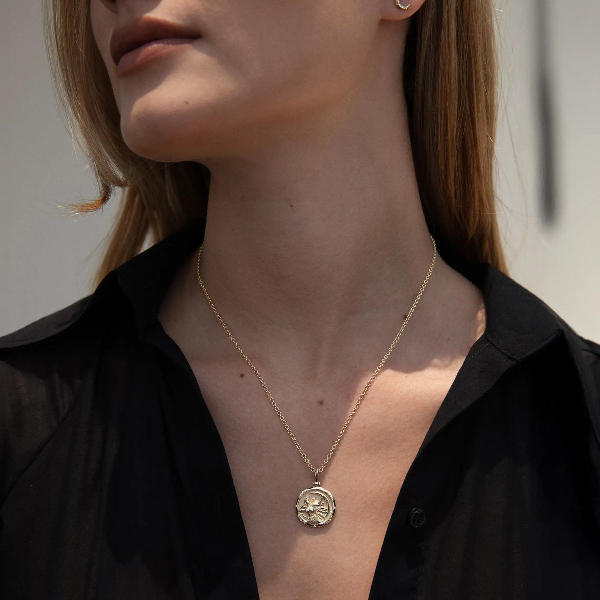 Diamond Selene Pendant
