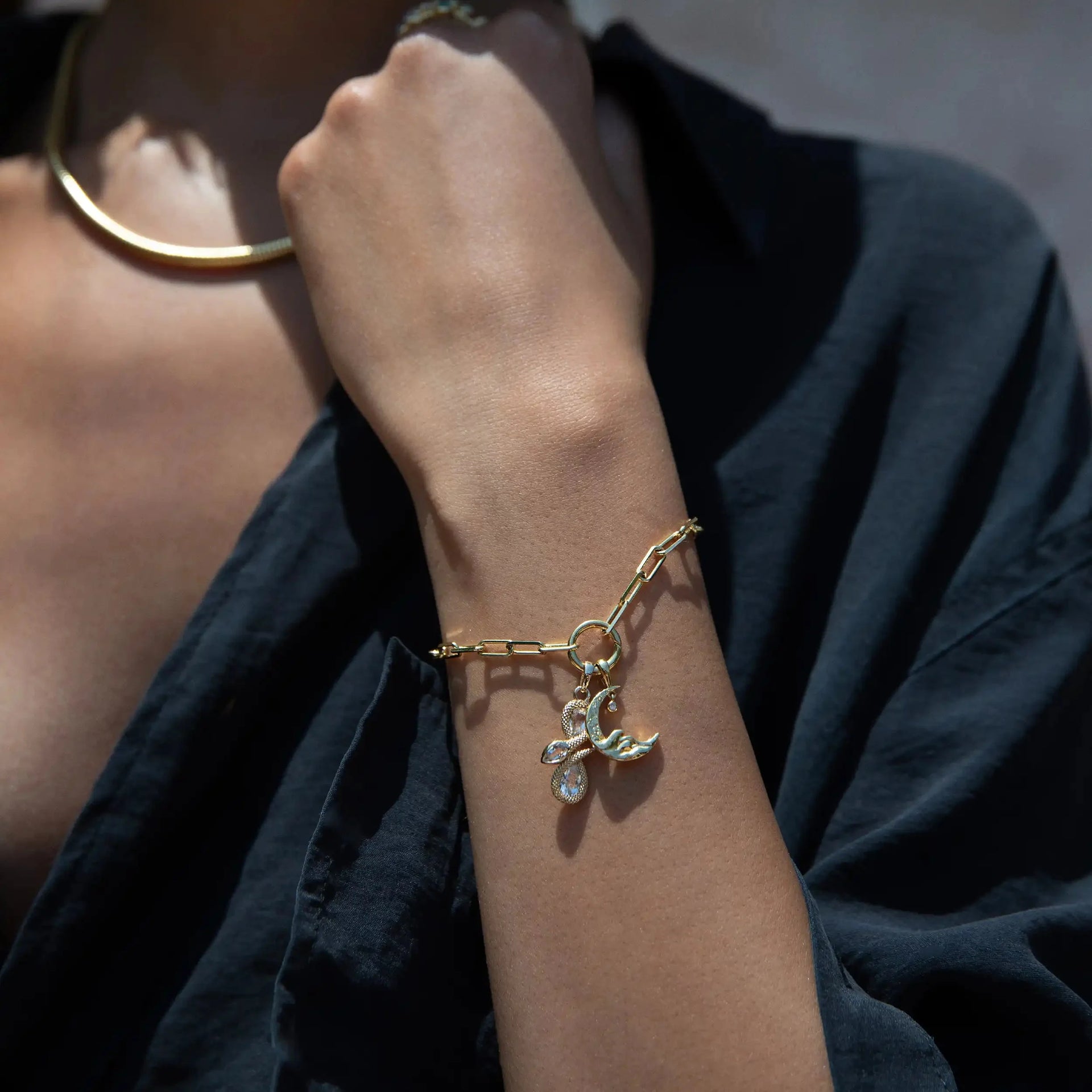 Calm the Chaos Charm Bracelet