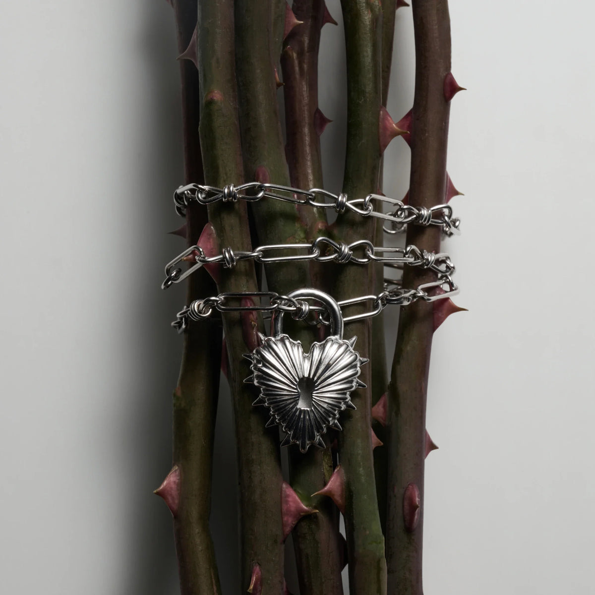 Spike Heart Locket