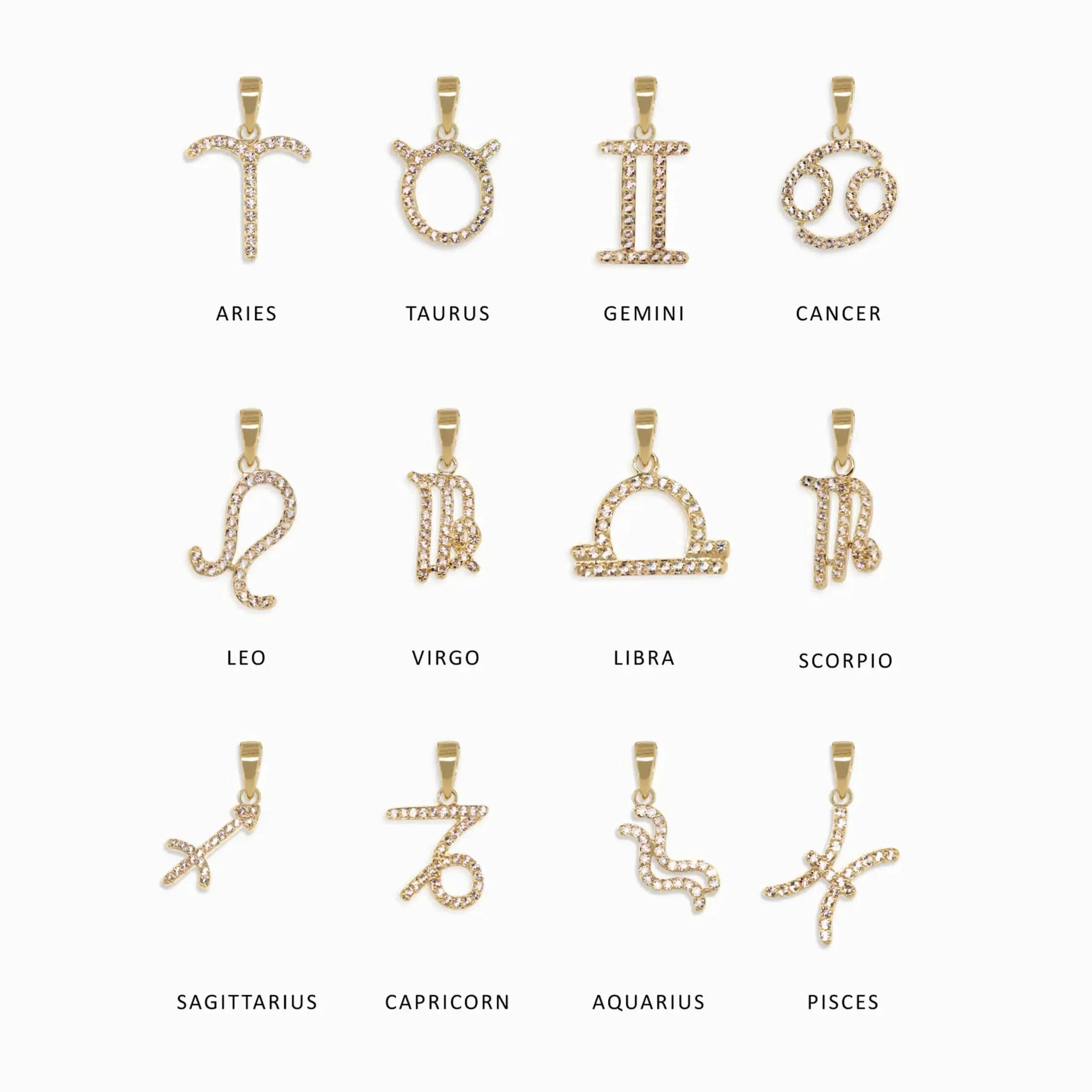 Zodiac Gemstone Amulet