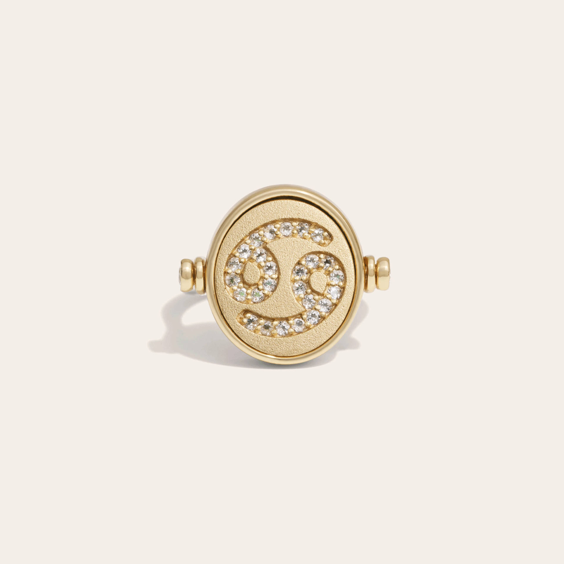 Cancer & Water Flip Ring