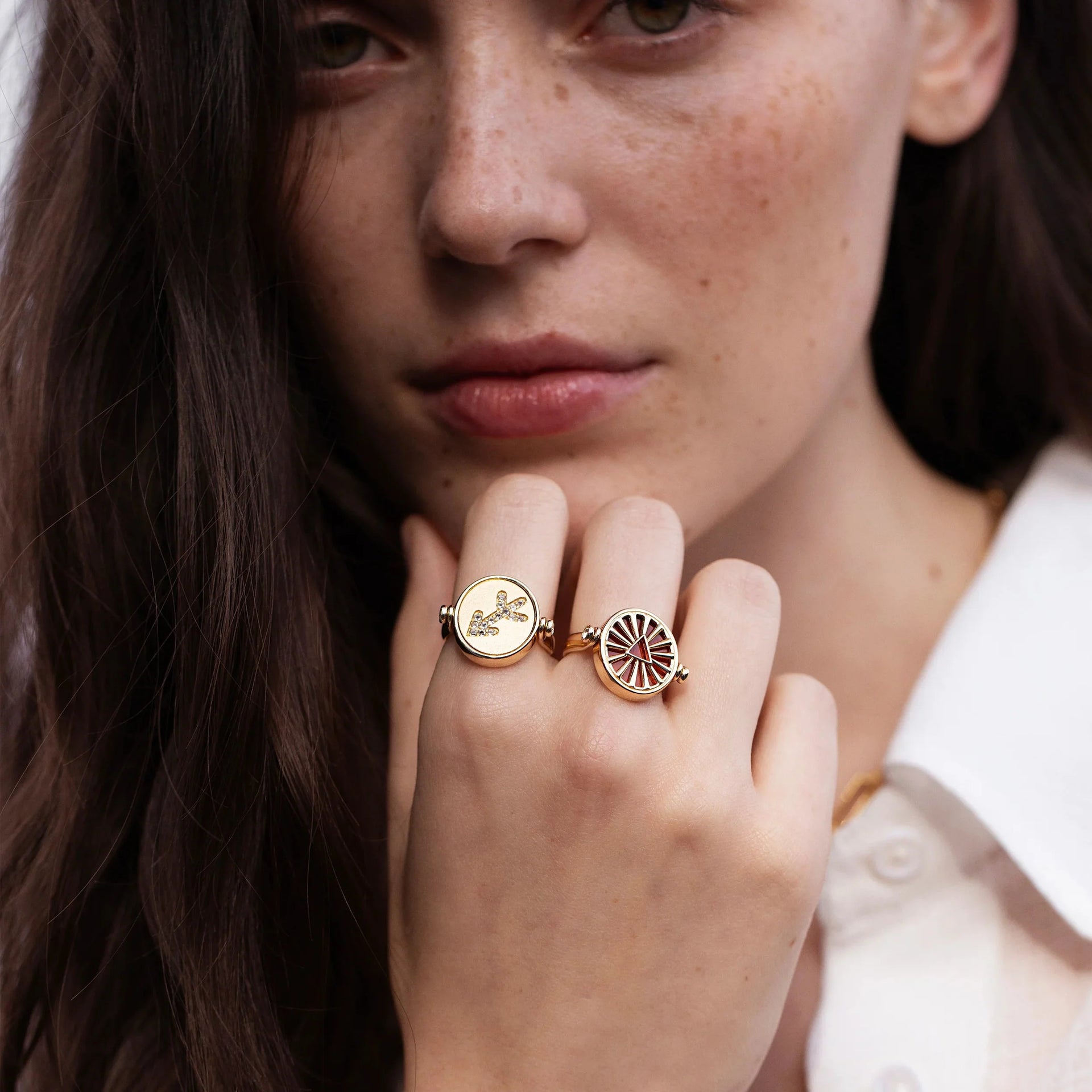 Aries & Fire Flip Ring