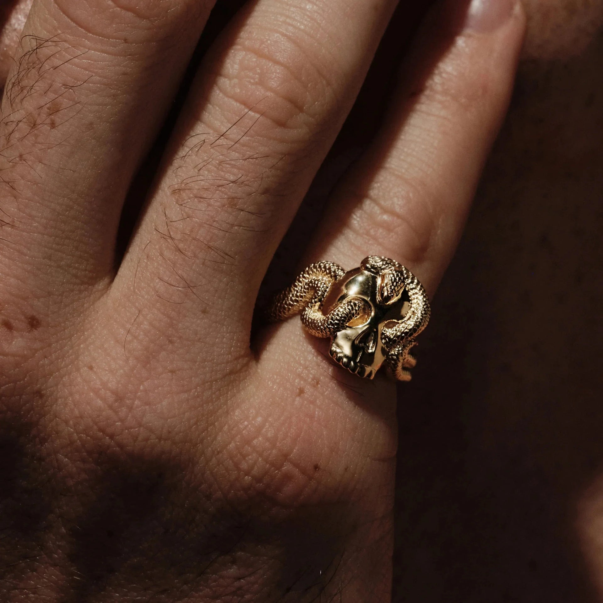 Serpent Skull Ring