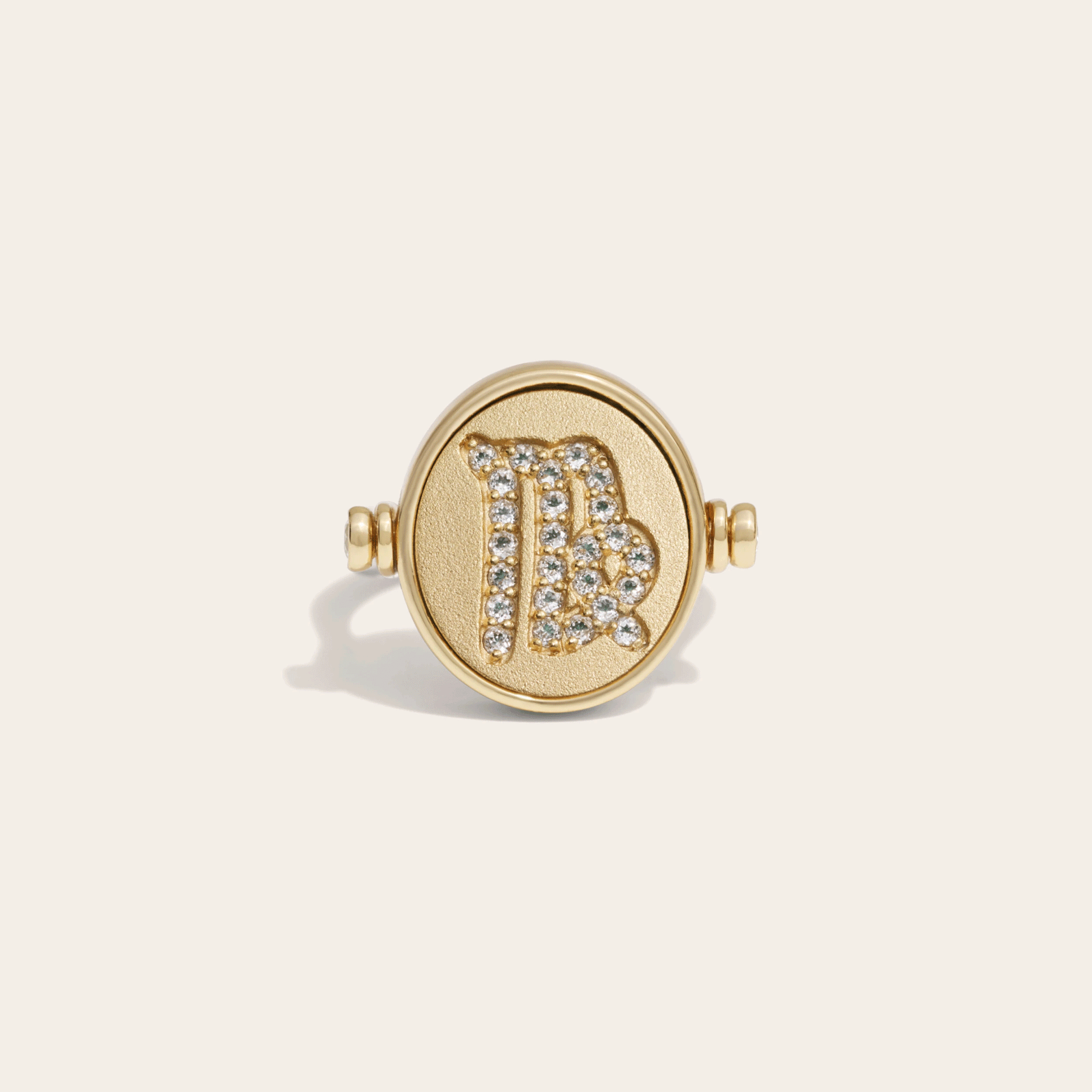 Virgo & Earth Flip Ring