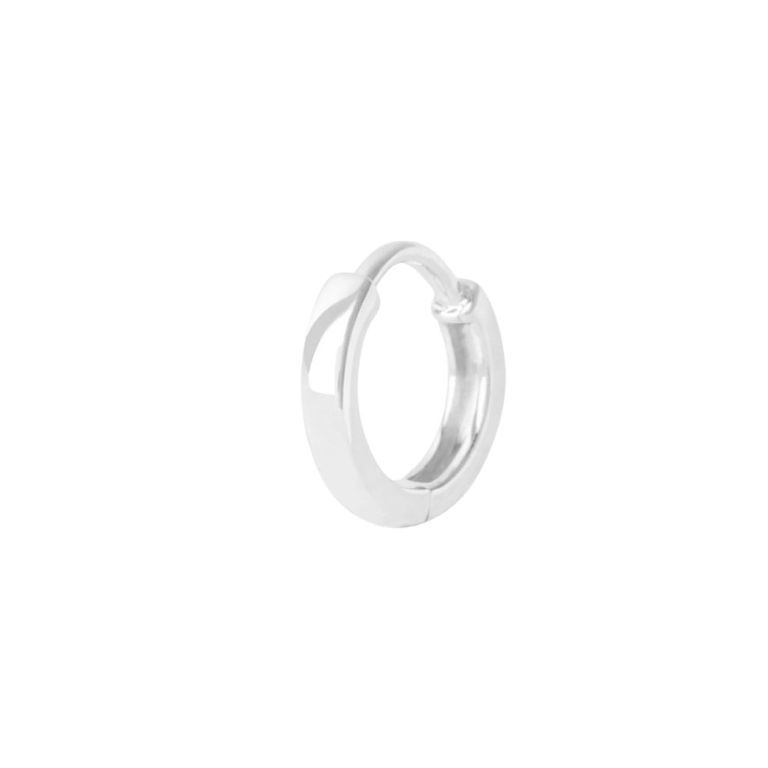 Huggie Hoop Earring Sterling Silver