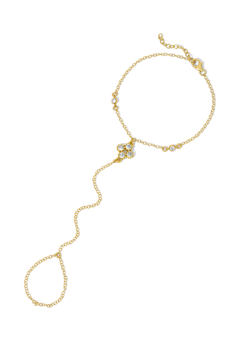 Aya Cz Gemstone Hand Chain