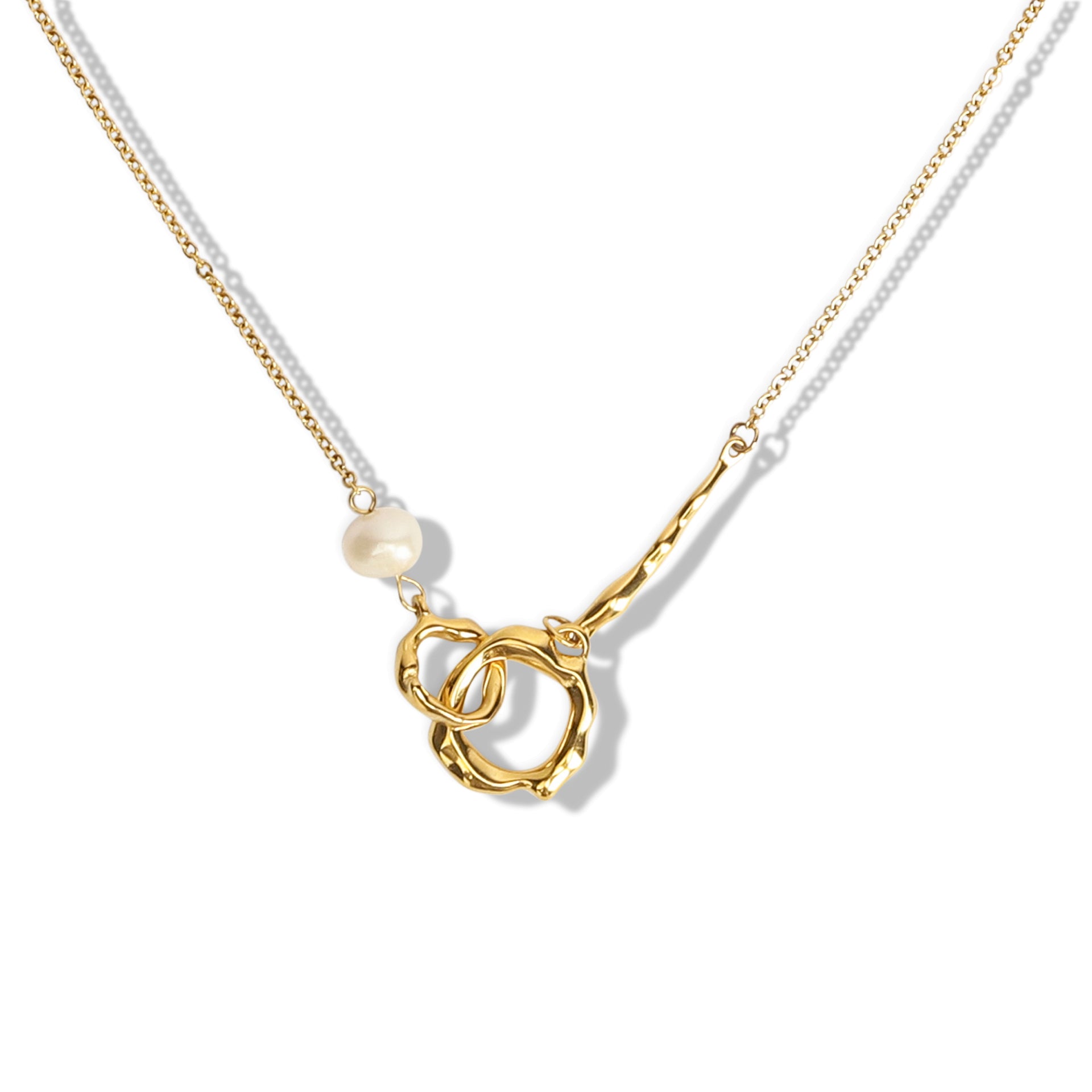 Aya Pearl Gold Pendant Necklace