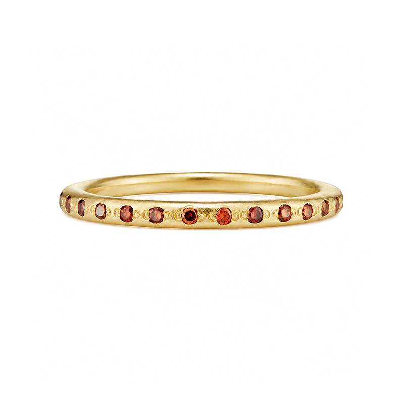 Ayomi — Eternity Diamond Wedding Band in 18ct Fairmined Gold