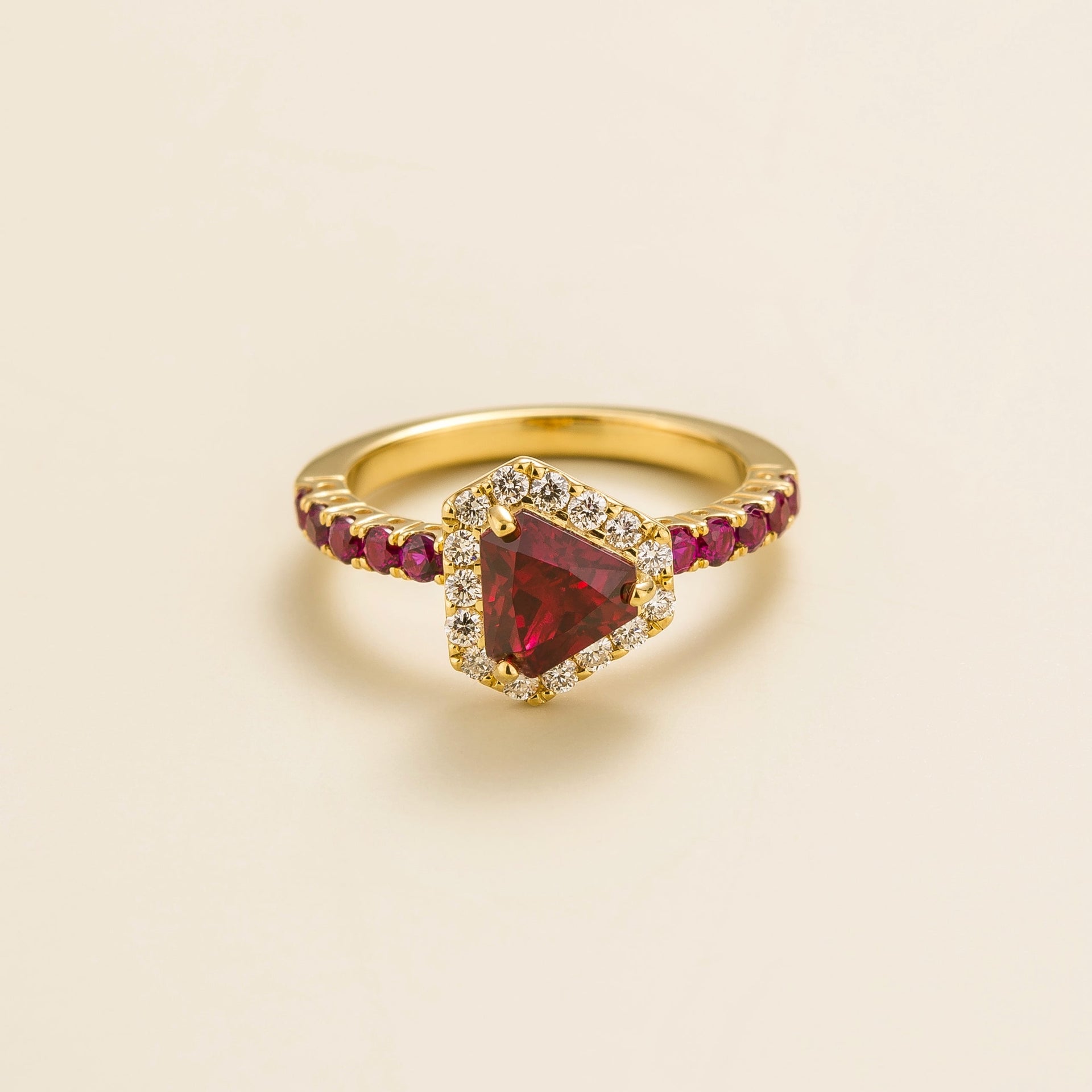 Diana Ring In Ruby & Diamond
