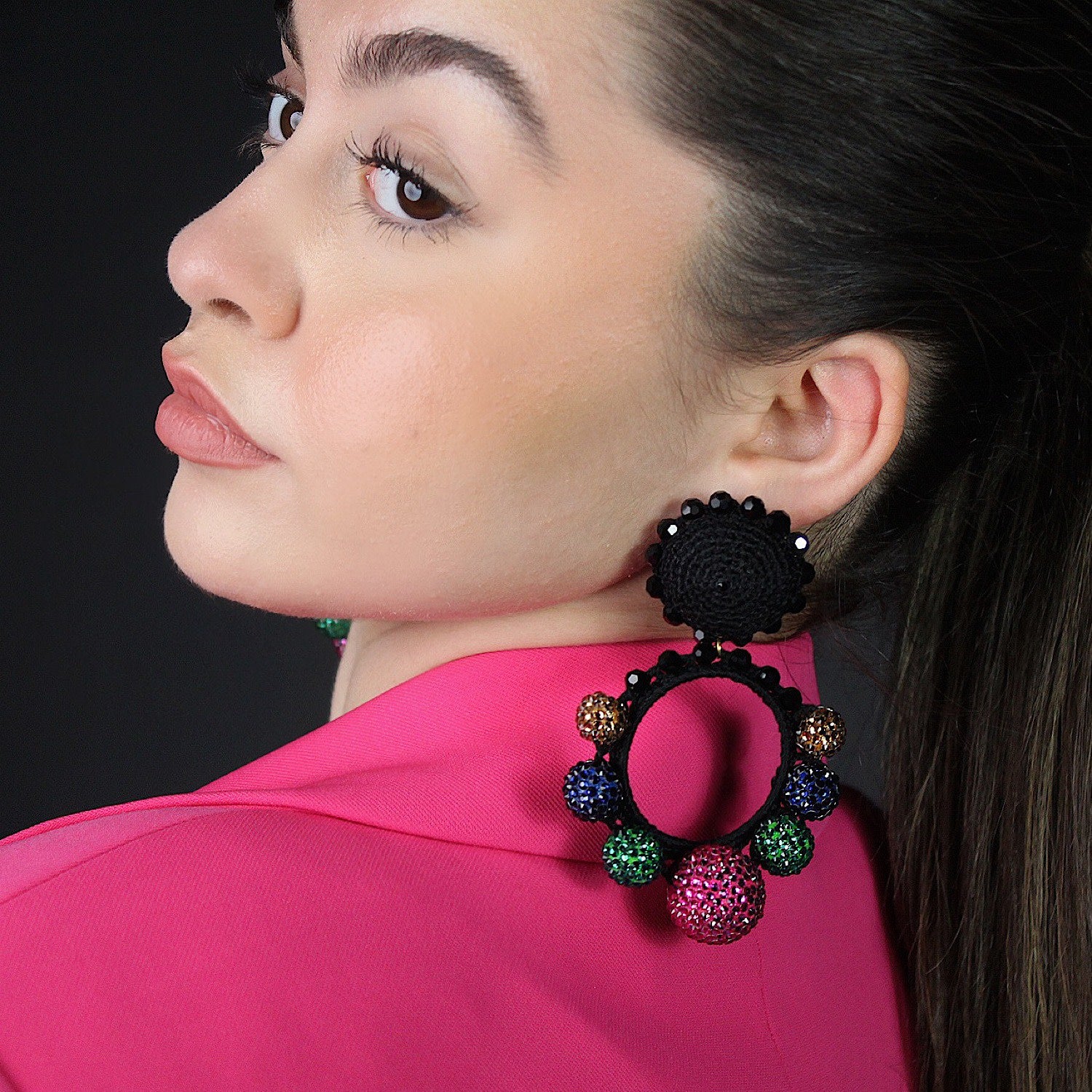 Azalea Hoop Earrings