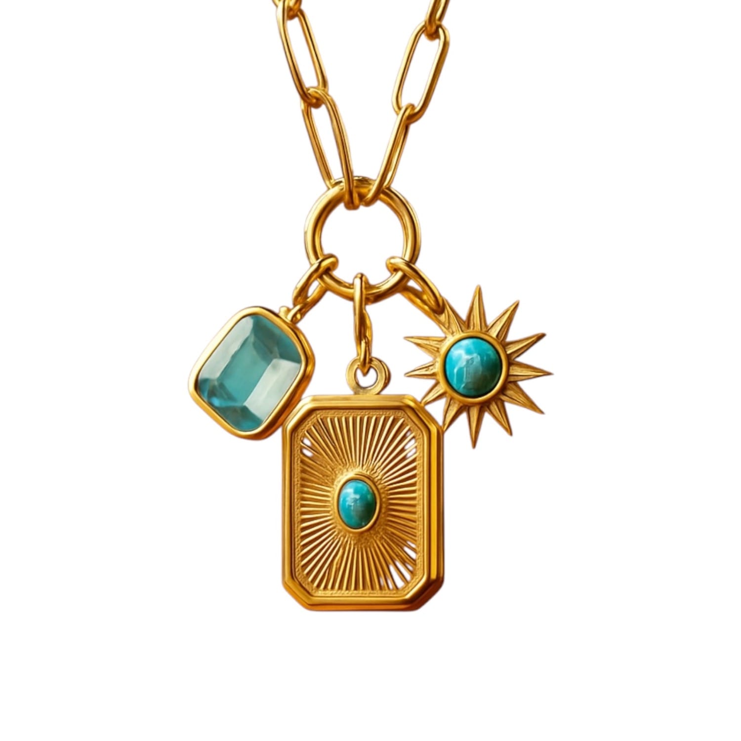 Azure Charm Necklace