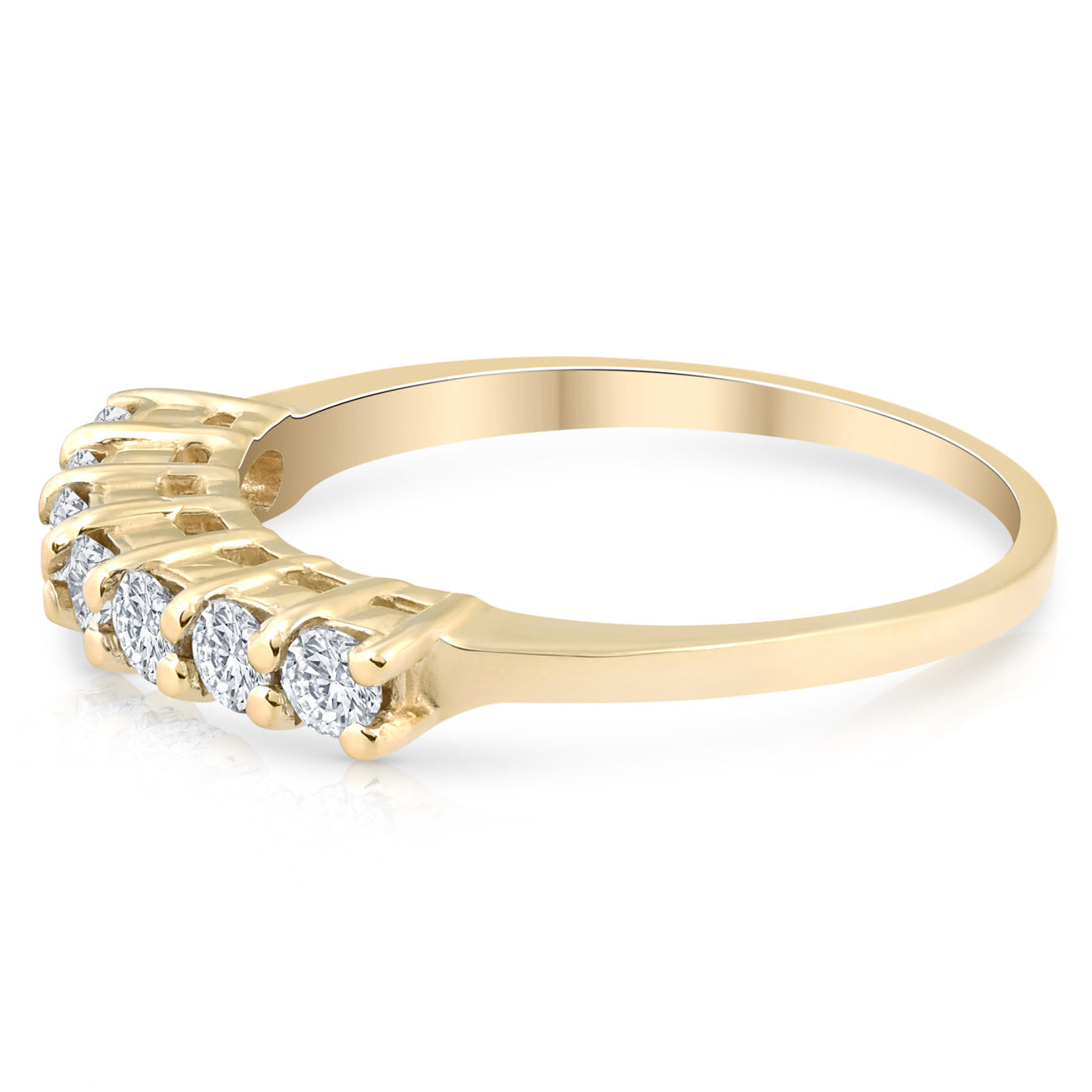 5/8 ct 14K Yellow Gold Diamond Anniversary Wedding Ring