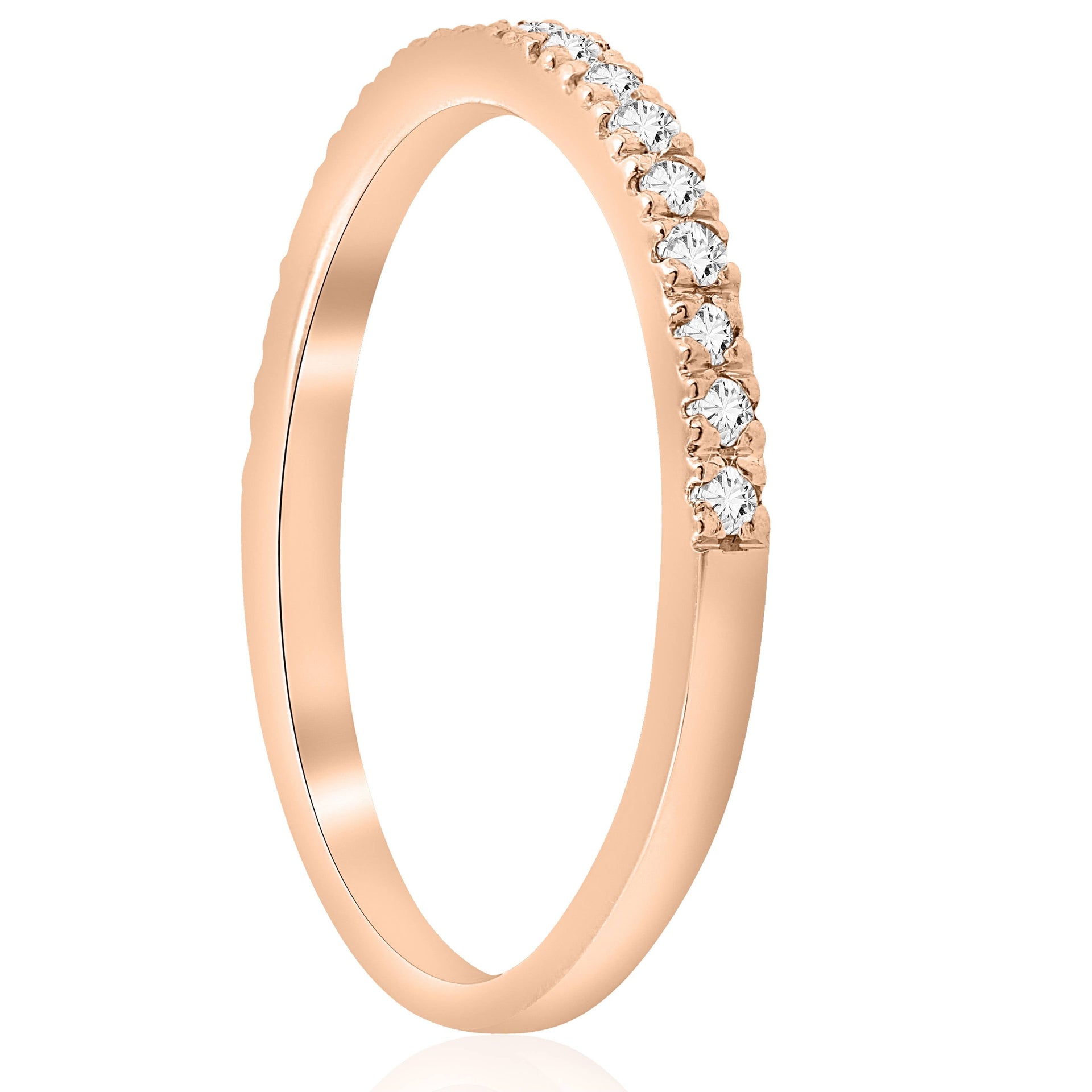 1/4ct Diamond Ring 14K Rose Gold