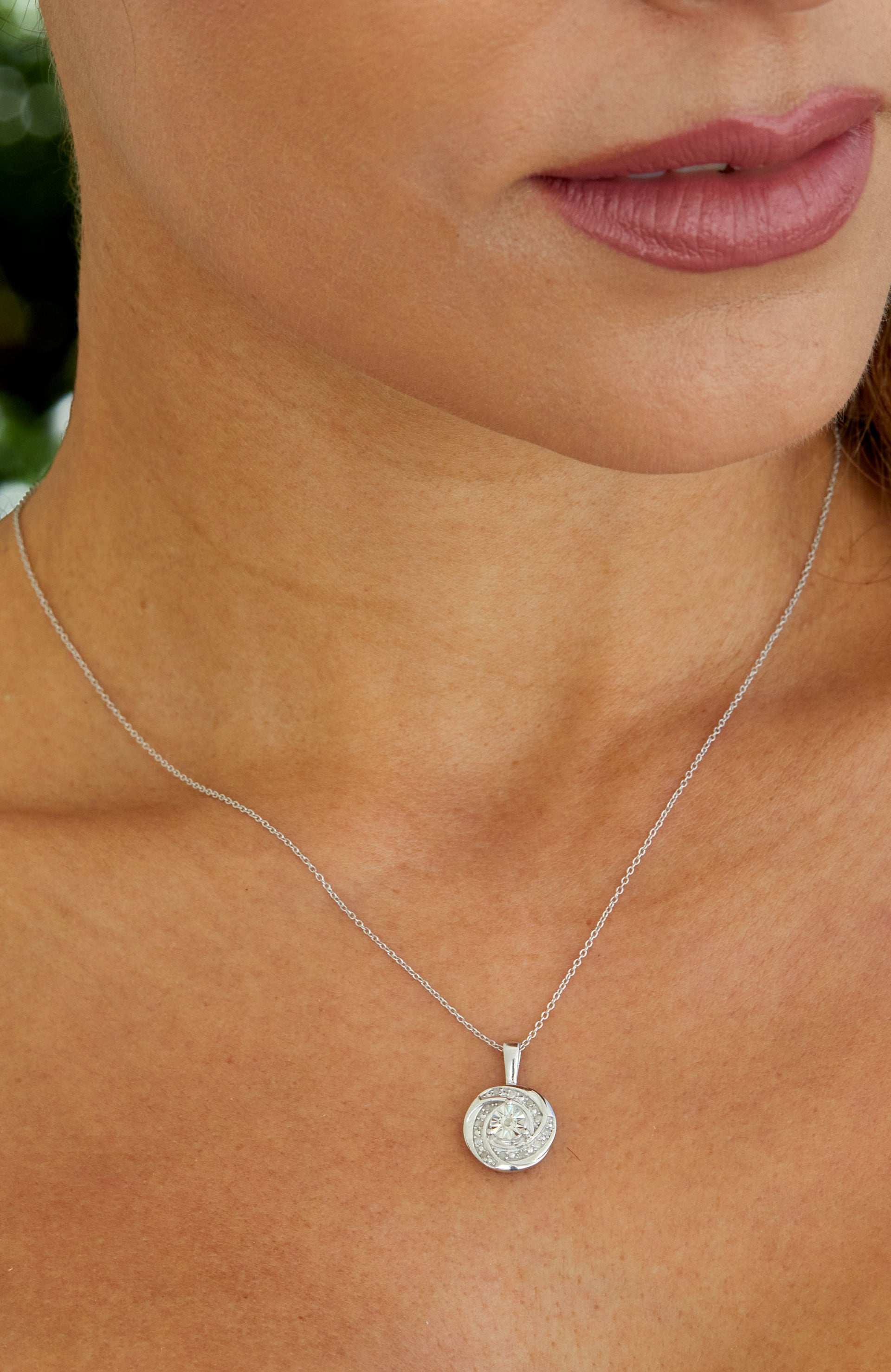 Diamond Sterlin Drop 0.10