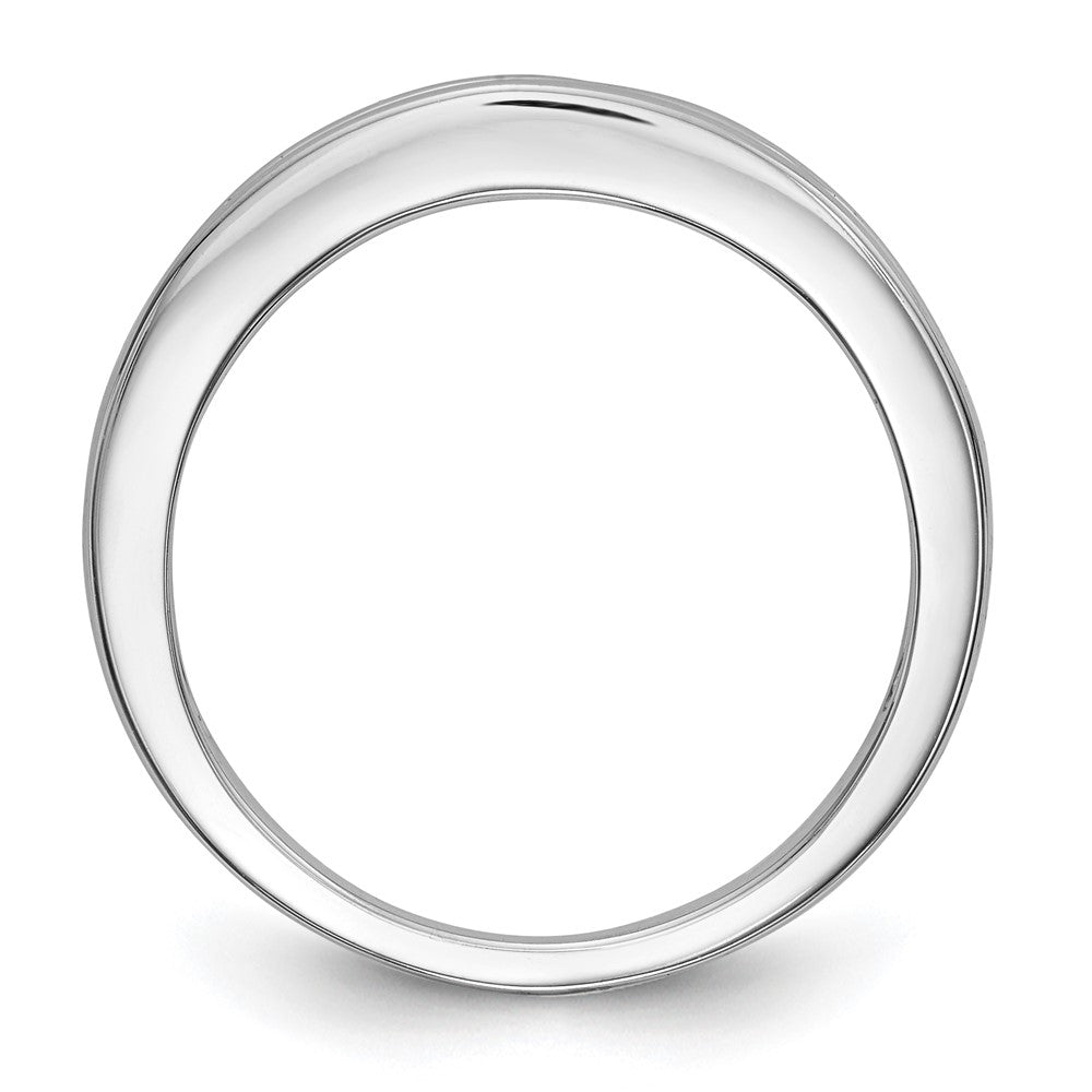 14k White Gold Lab Grown Diamond Wedding Band Ring 0.3ct Clarity- VS Color- G-H