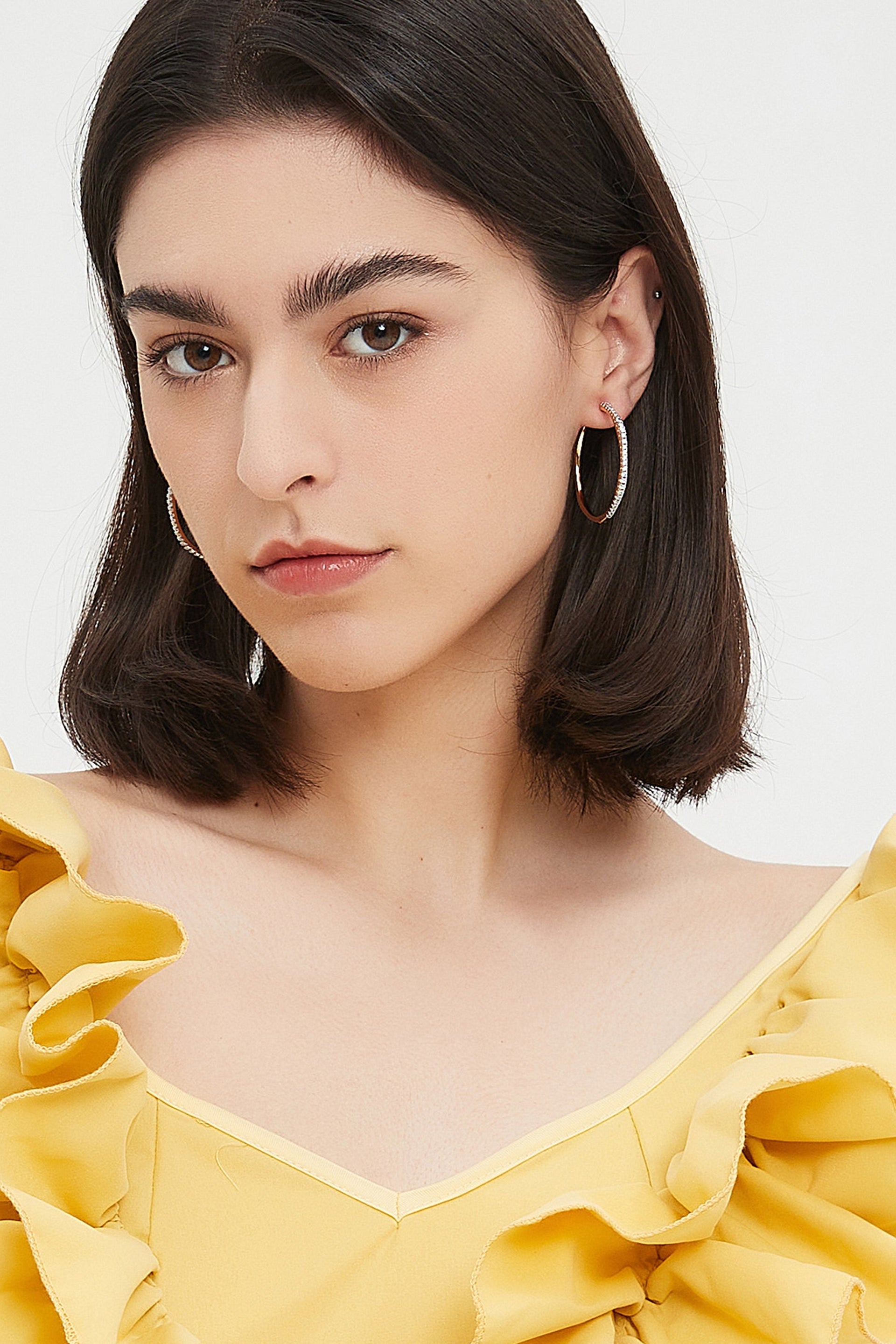 Gaia Celestial Sunburst Hoop Earrings