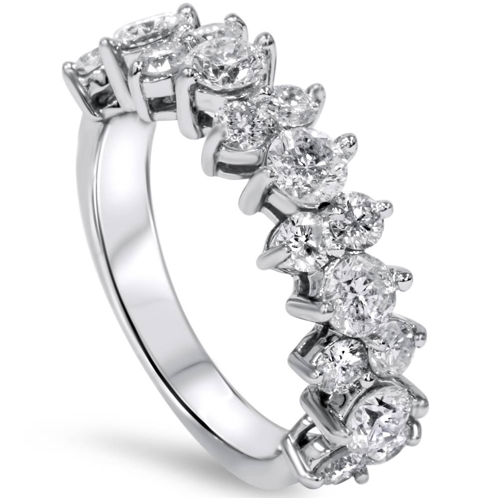 2 CT Diamond Ring 14K White Gold