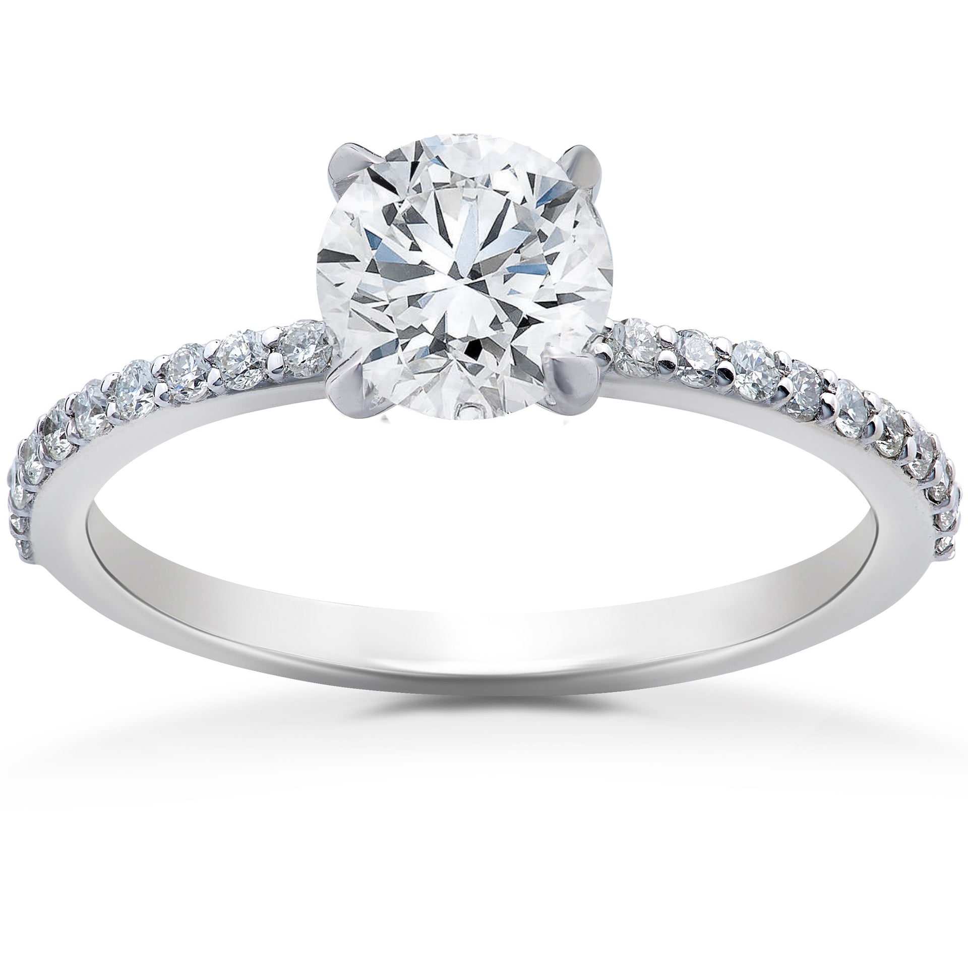 3/4 ct Lab Created Diamond Sophia Engagement Ring 14k White Gold