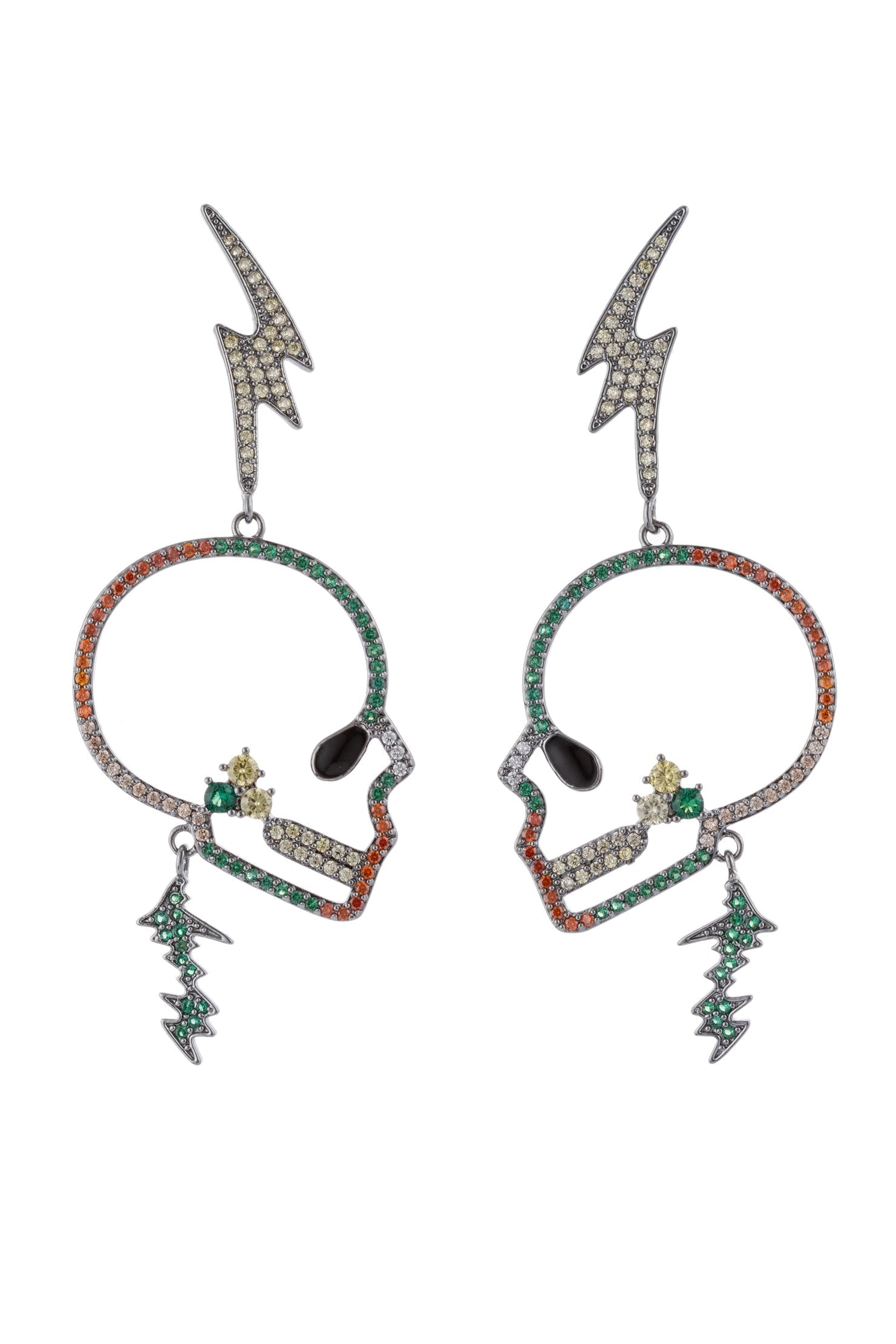 Skull Lightening Earrings