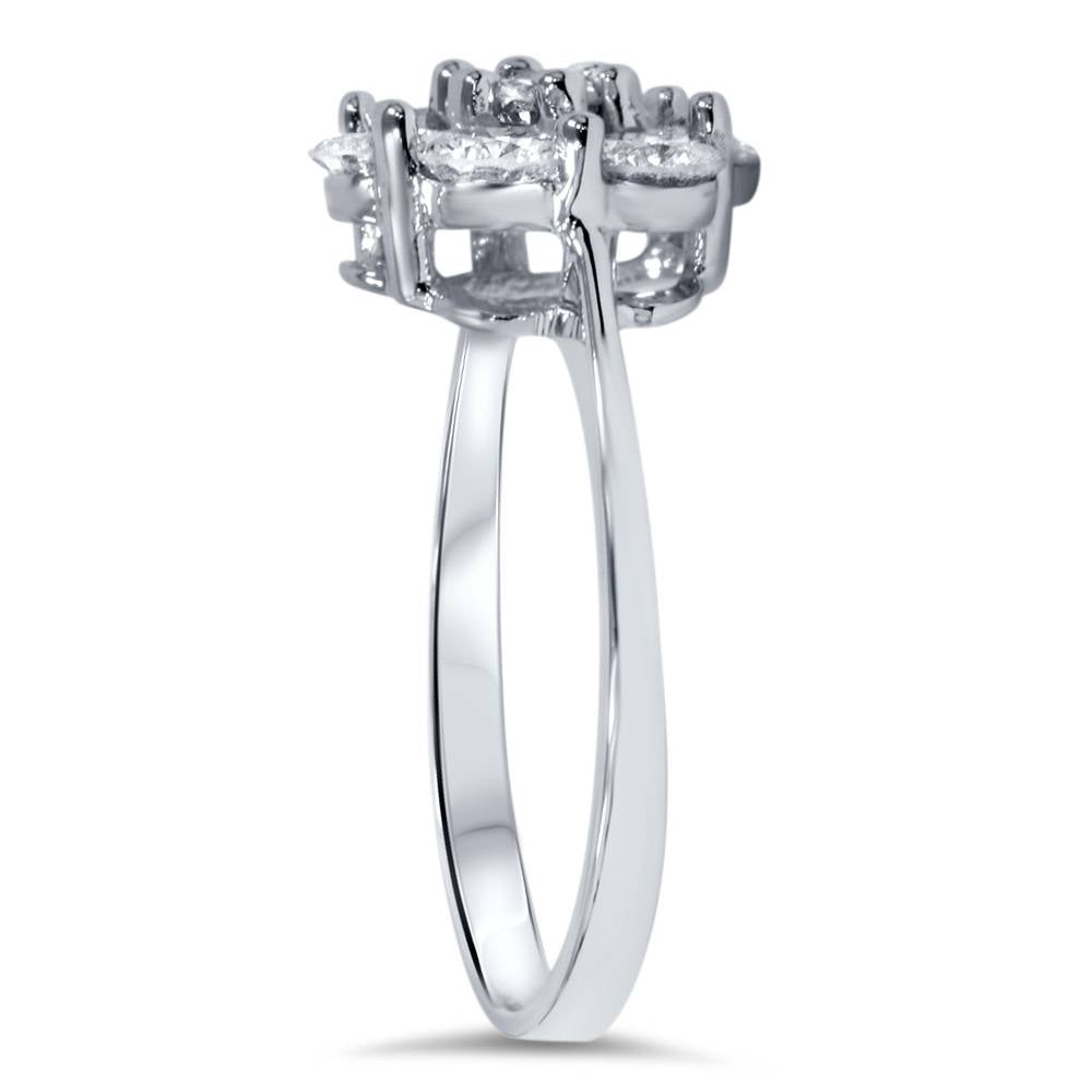 1 1/2 CT Diamond Ring in 10k White Gold