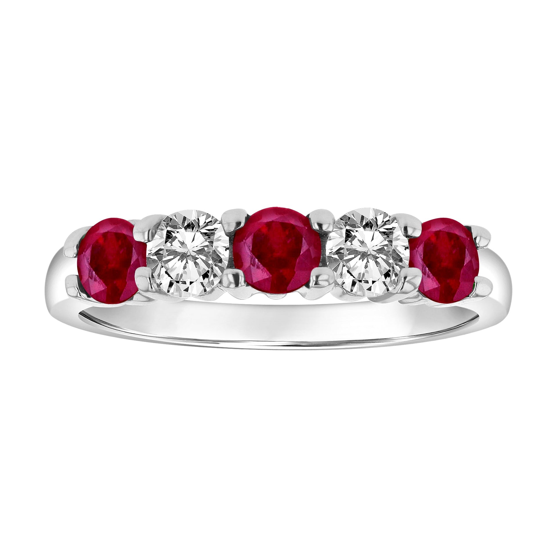 1.26cttw Natural Heated Ruby and Diamond Ring set in 14k Gold