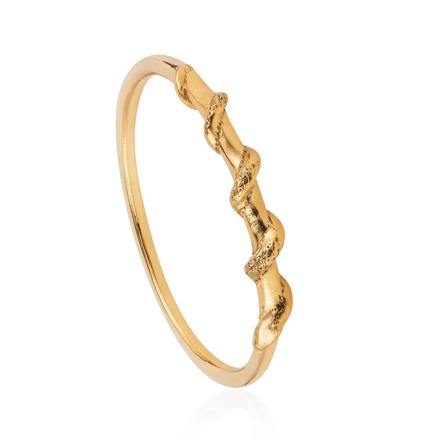 Tiny Snake Ring Gold