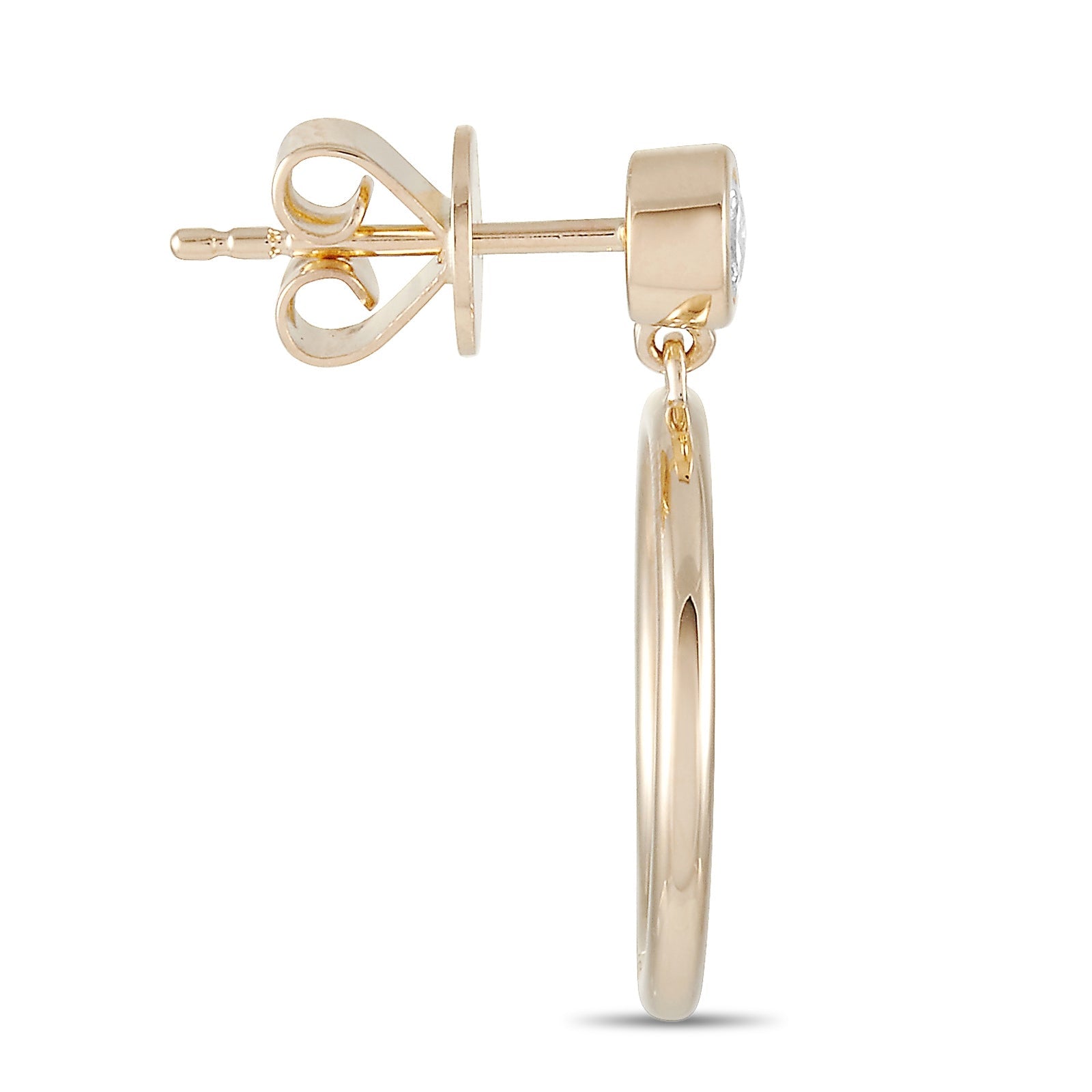 14K Yellow Gold 0.31 ct Diamond Earrings