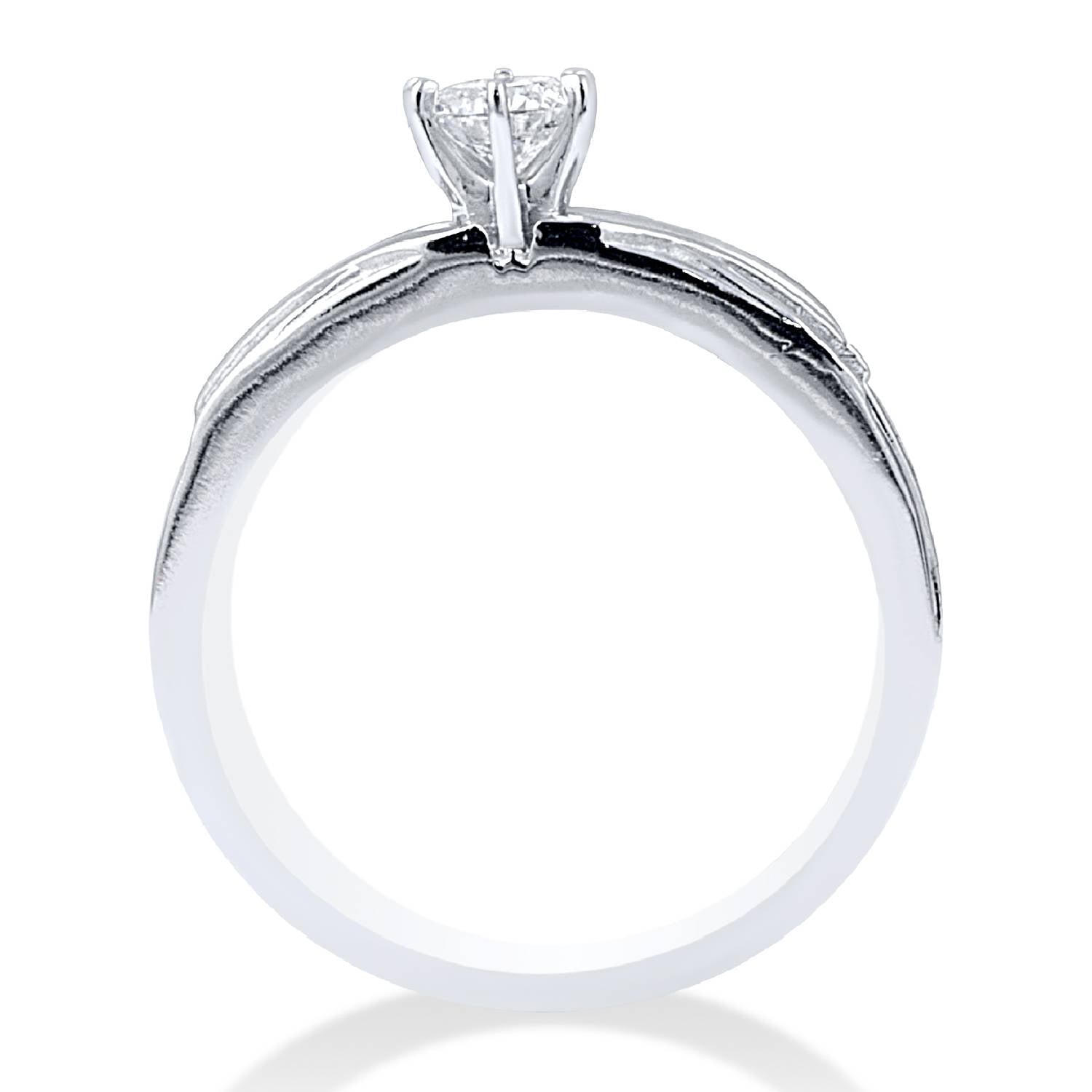 1/3ct Diamond Engagement Wedding Ring Set 14K White Gold