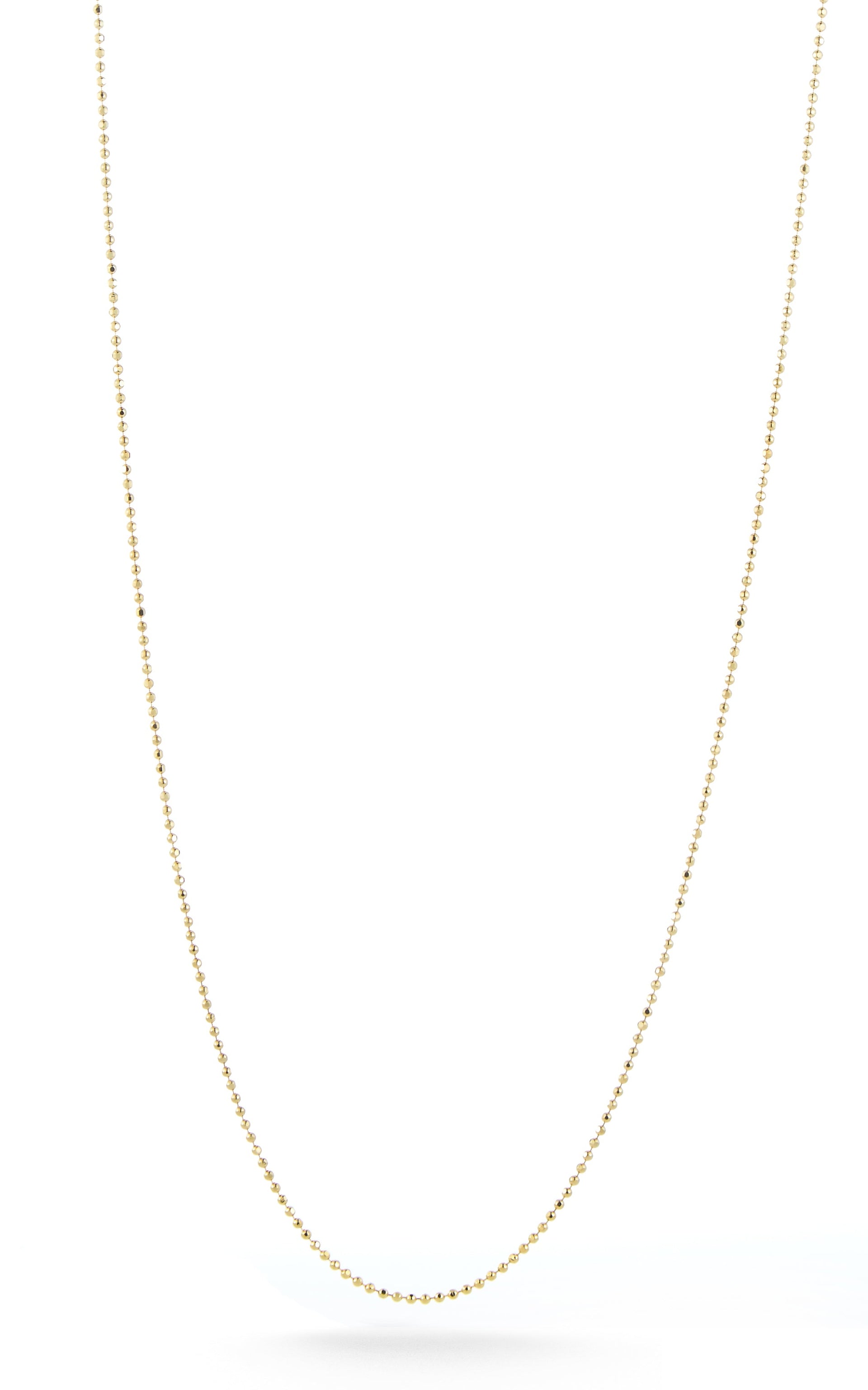 14K Gold Ball Chain Necklace