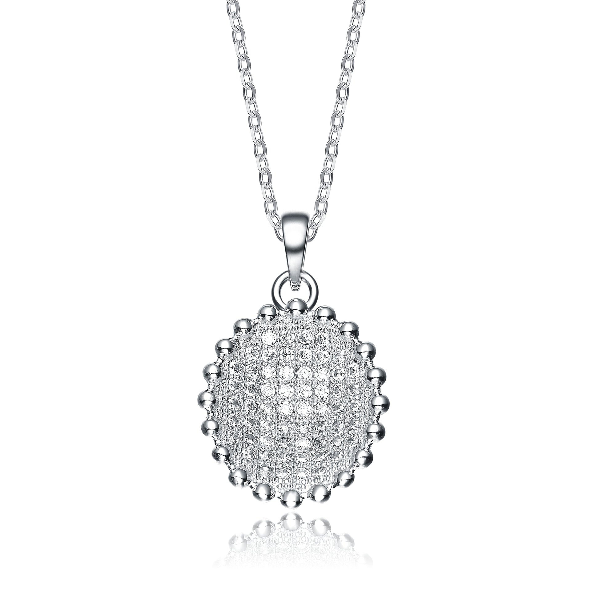 Sterling Silver Cubic Zirconia Pendant