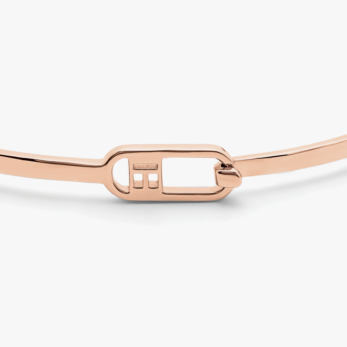 T-bangle in polished 18k rose gold