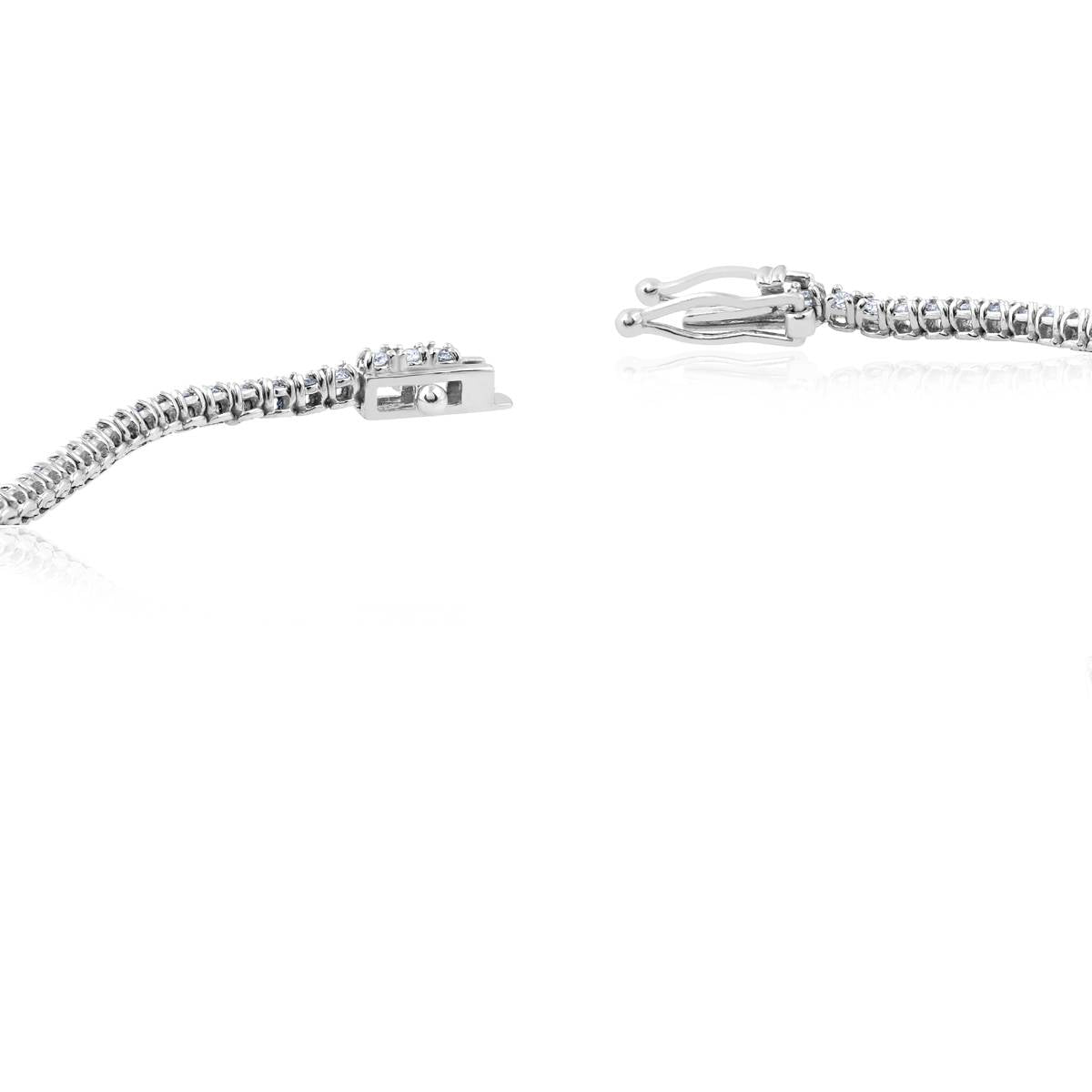 1 1/2 cttw Diamond Tennis Bracelet 14k White Gold 7'