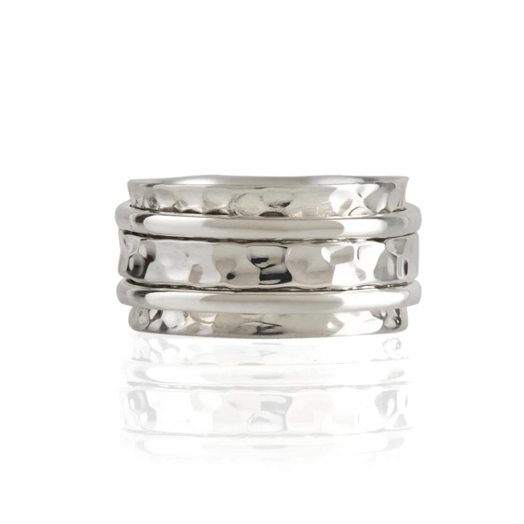 Karma Abundance Silver Spinning Ring