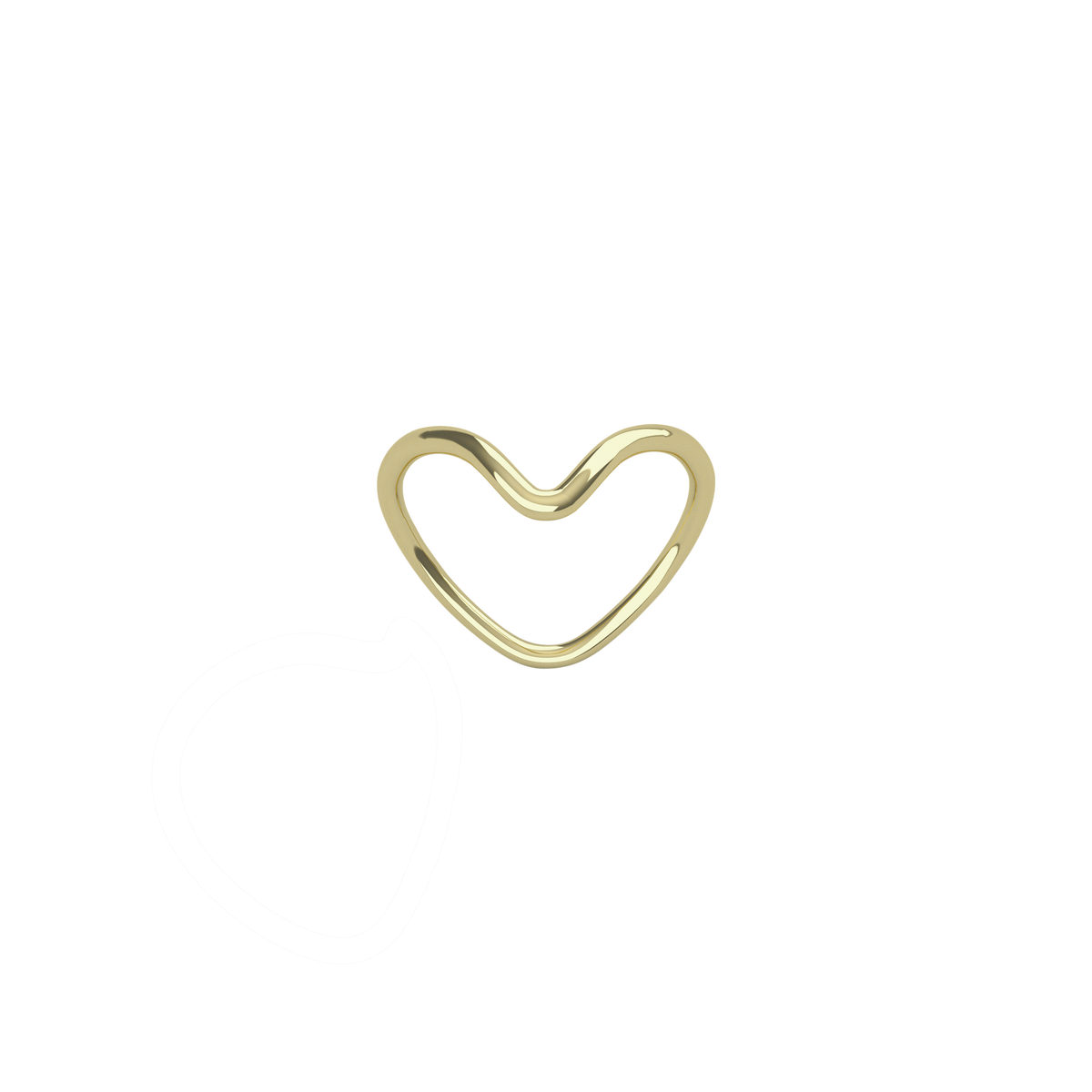 HEART GOLD RING